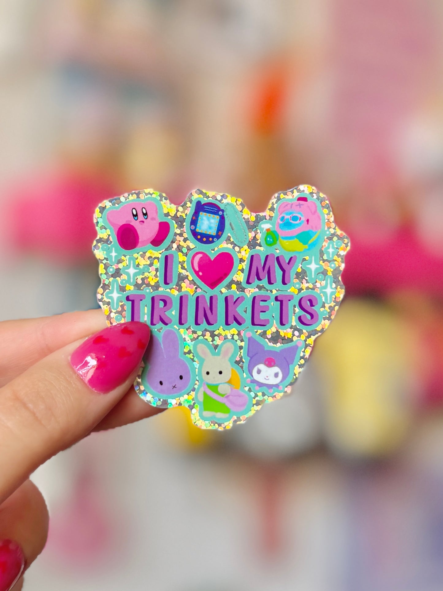 I Love My Trinkets - Holo Sticker