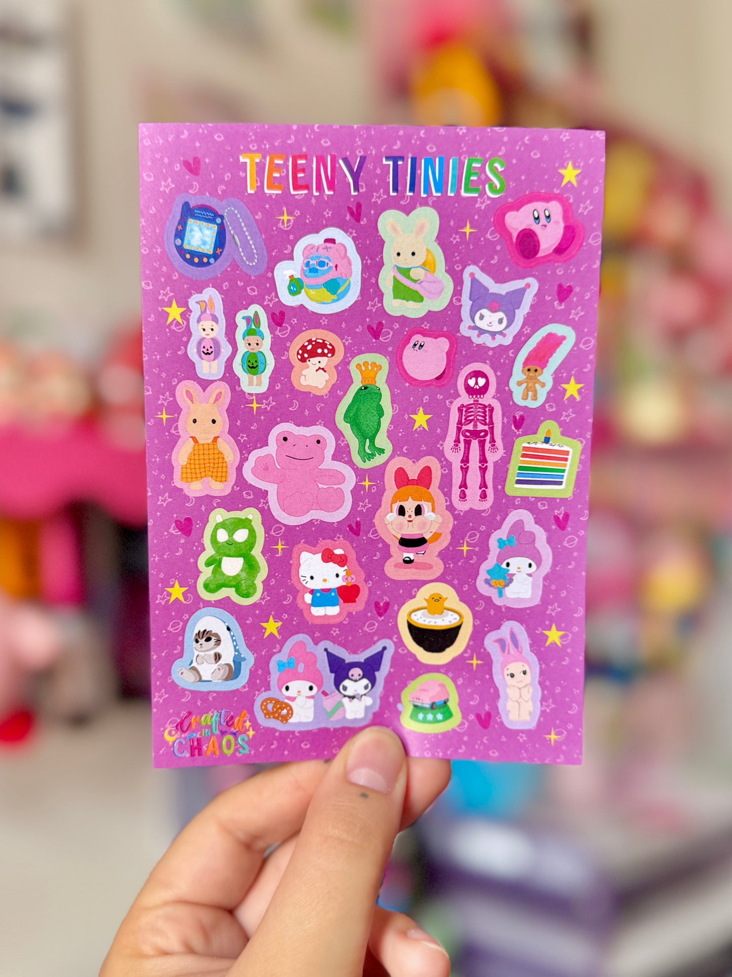 Teeny Tinies - A6 Sticker Sheet