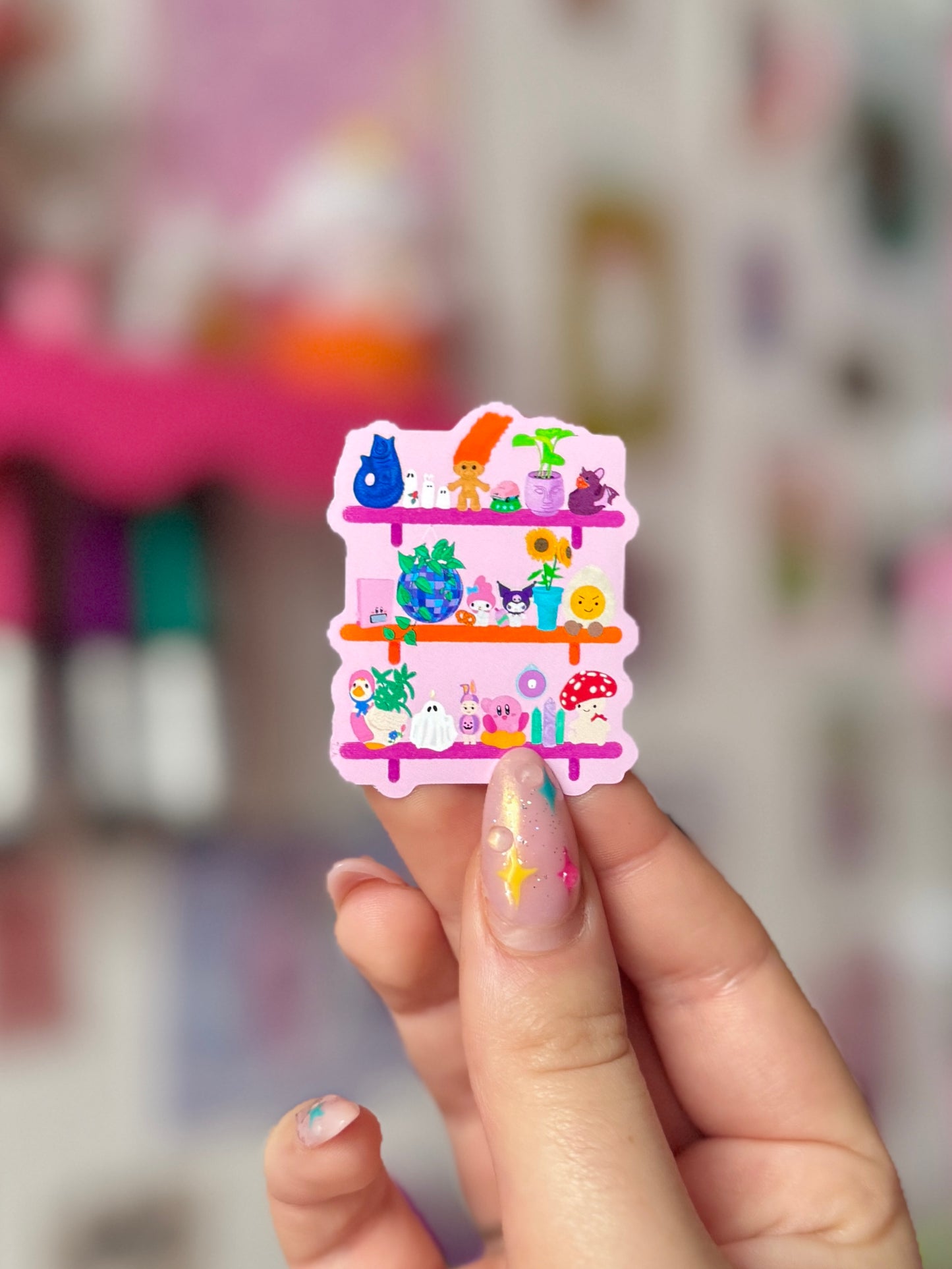 Trinket Shelves - Sticker