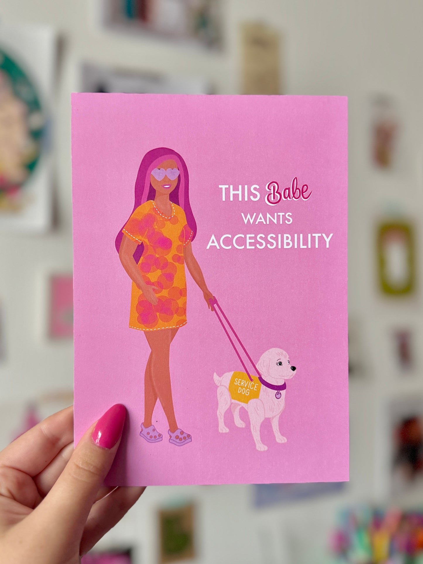Blind Babe A5 Print
