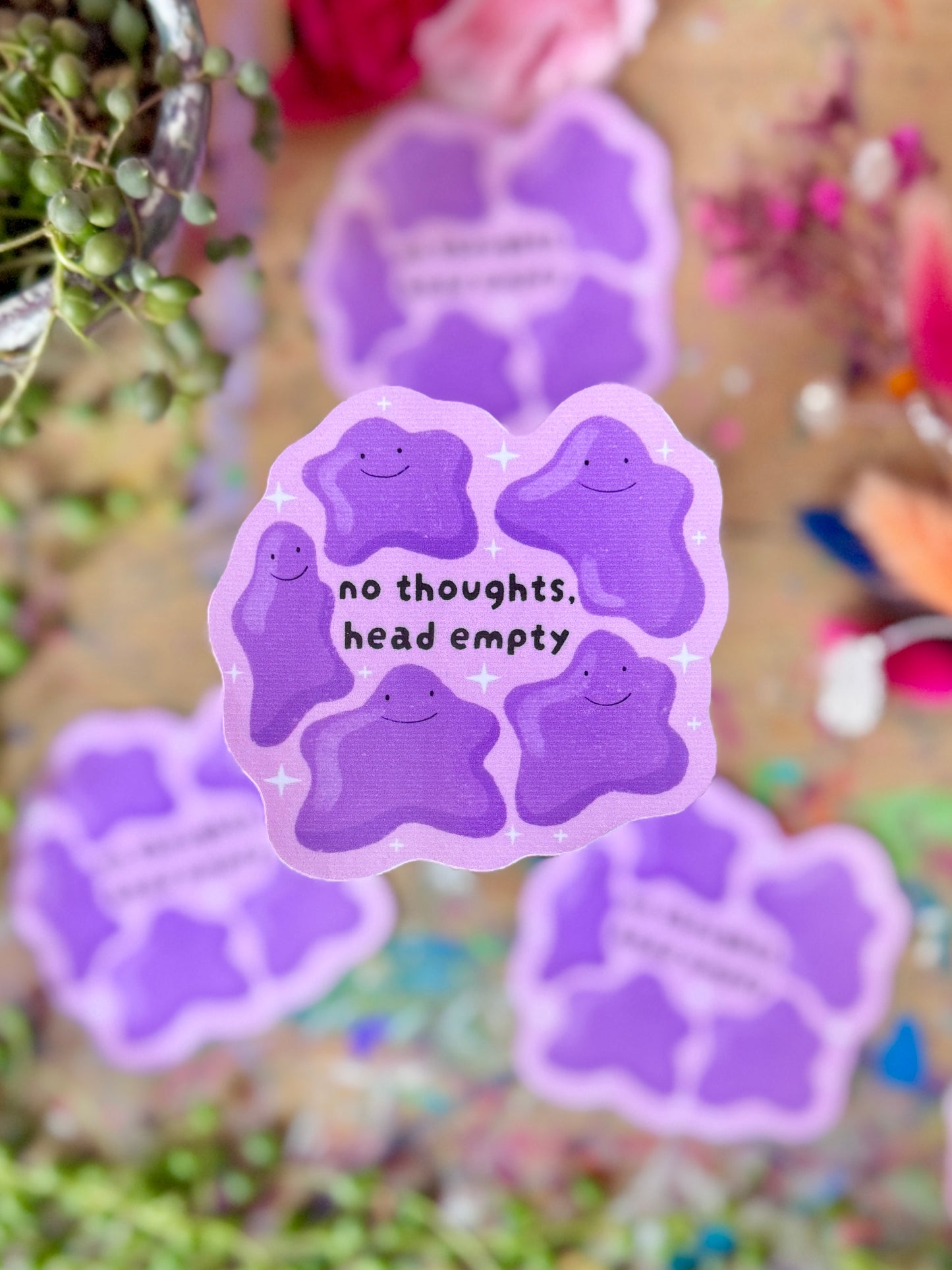 No Thoughts, Head Empty - Sticker