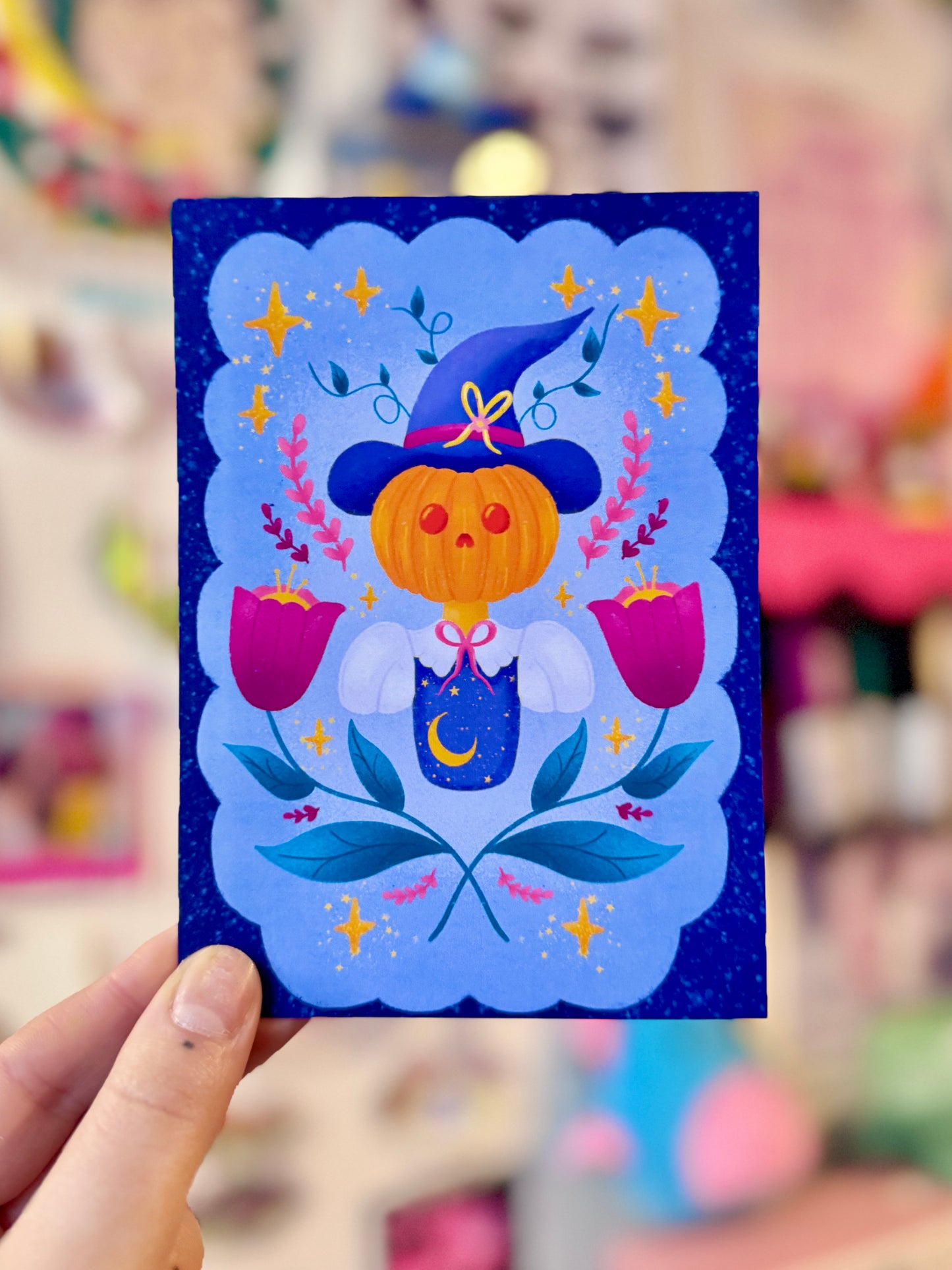 Pumpkin Queen - A6 Postcard