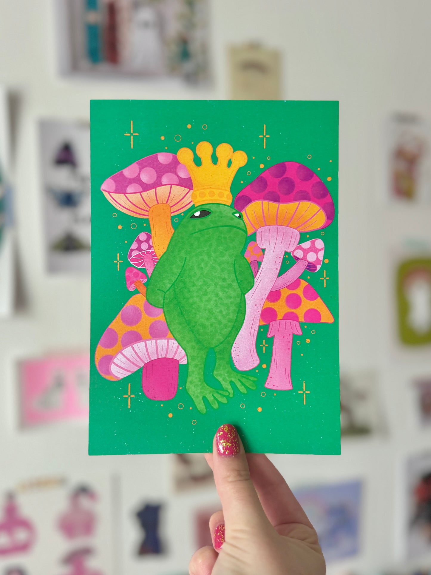 Frog King Print