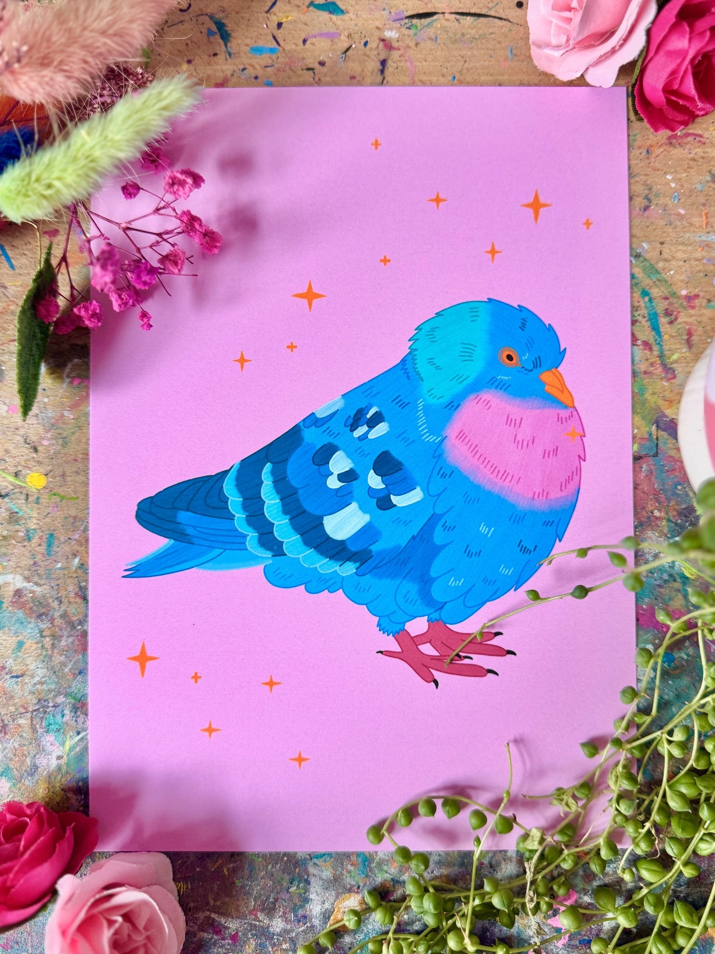 Fancy Pigeon Print