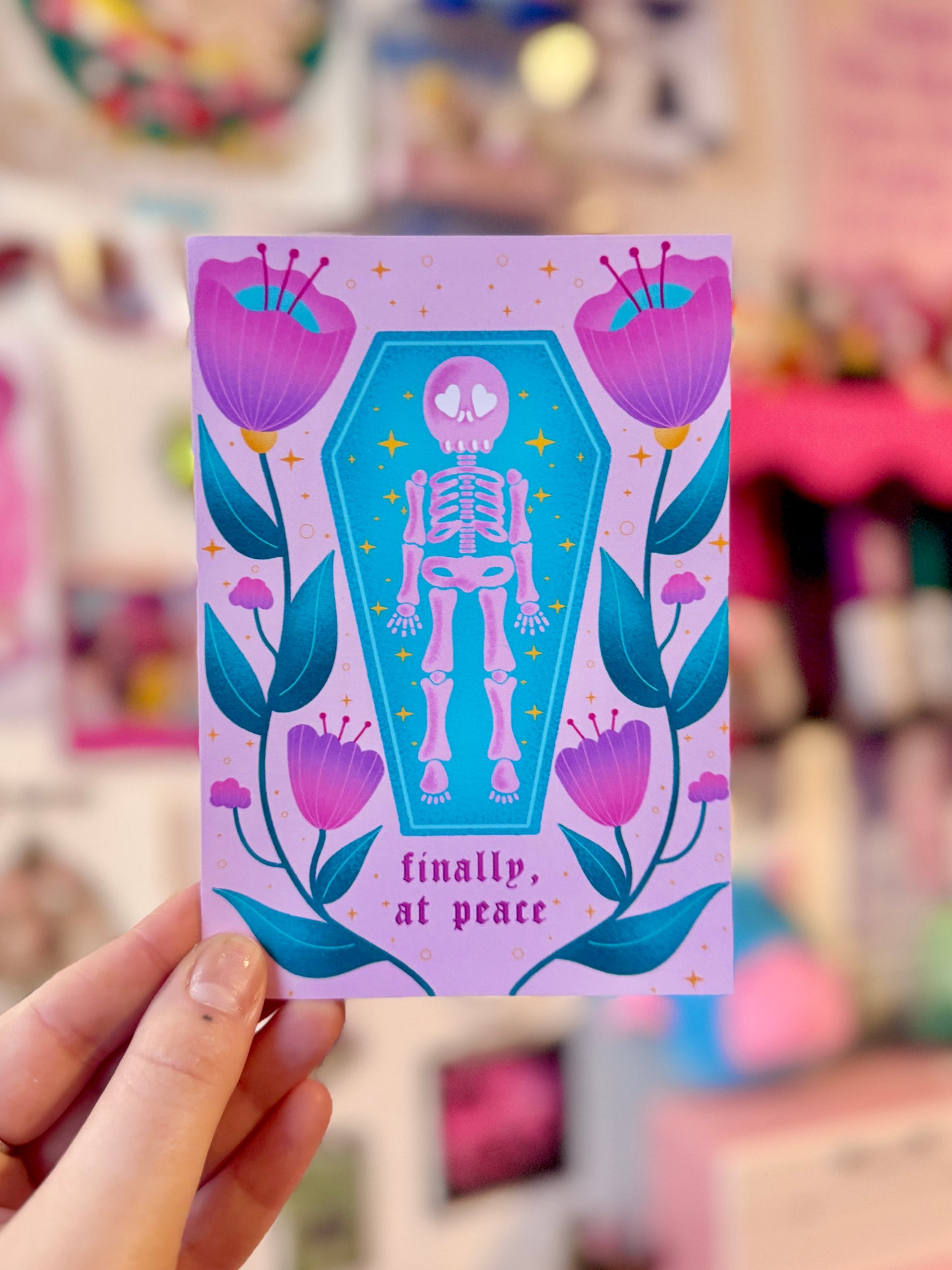 Finally At Peace - A6 Postcard