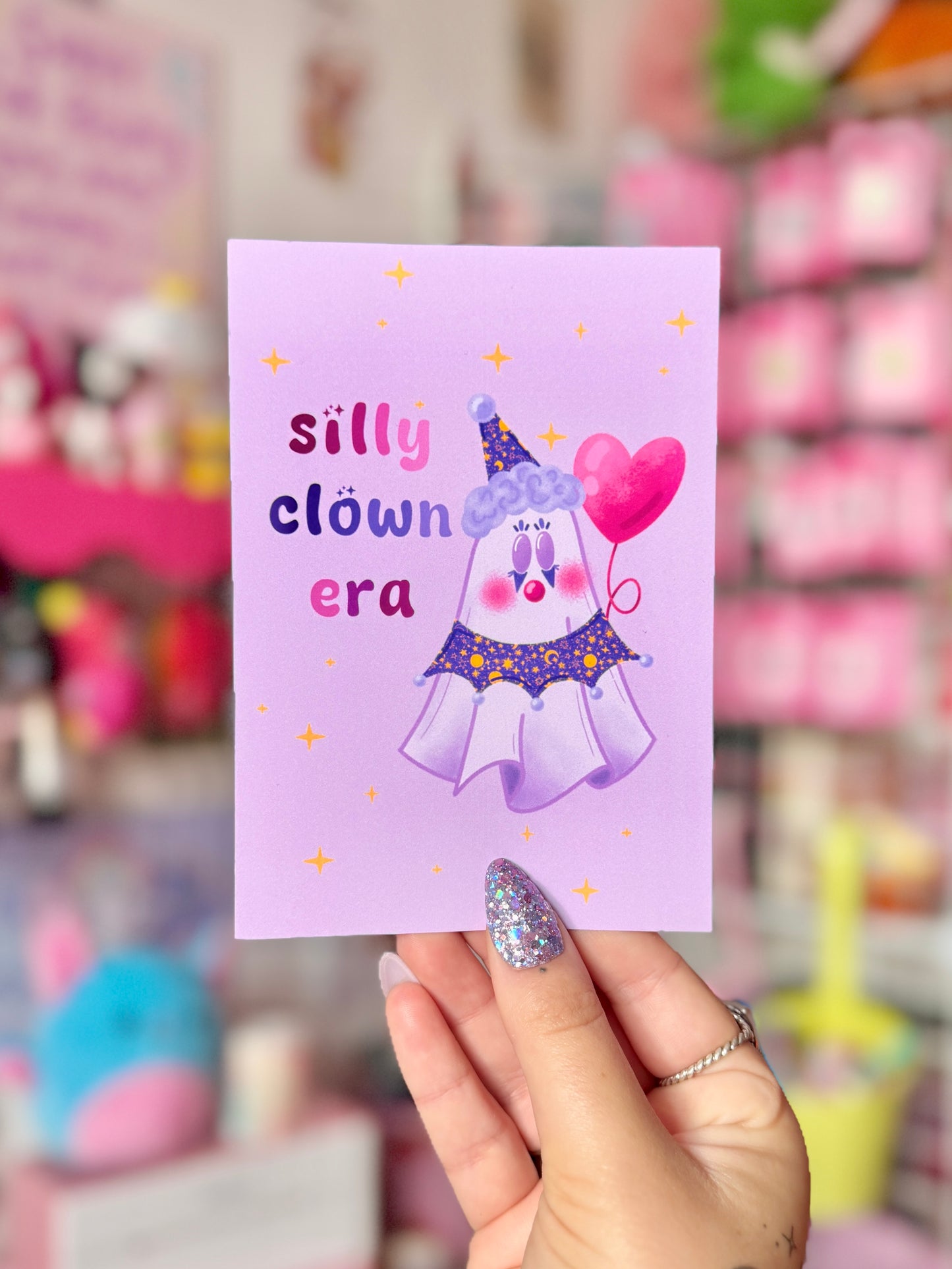 Silly Clown Era - A6 Postcard