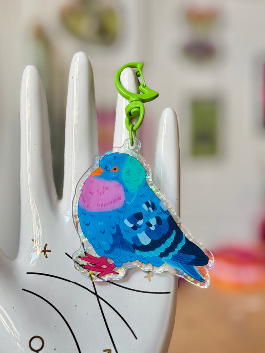 Fancy Pigeon - Acrylic Keyring