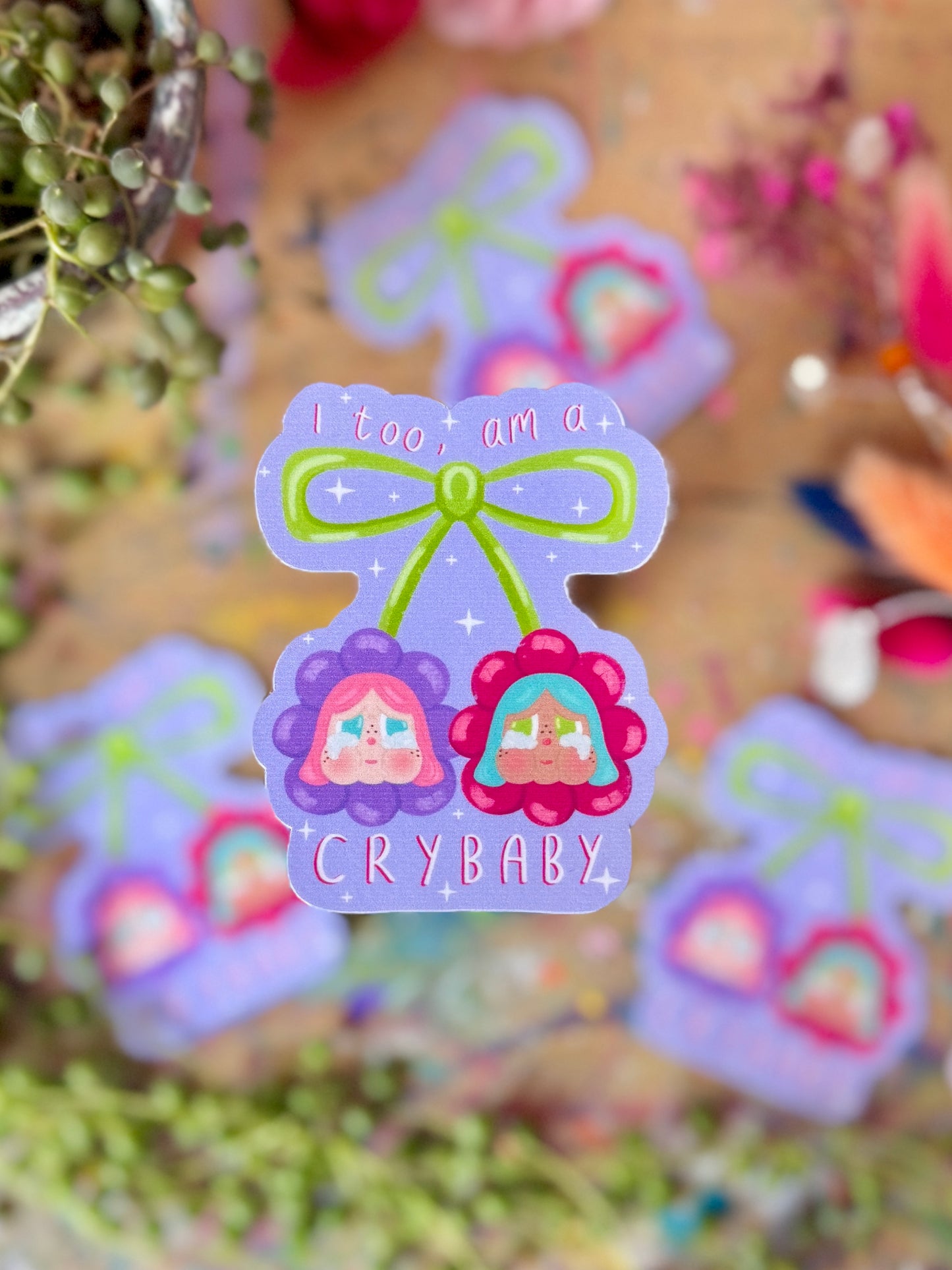 I Too, Am A Crybaby - Sticker
