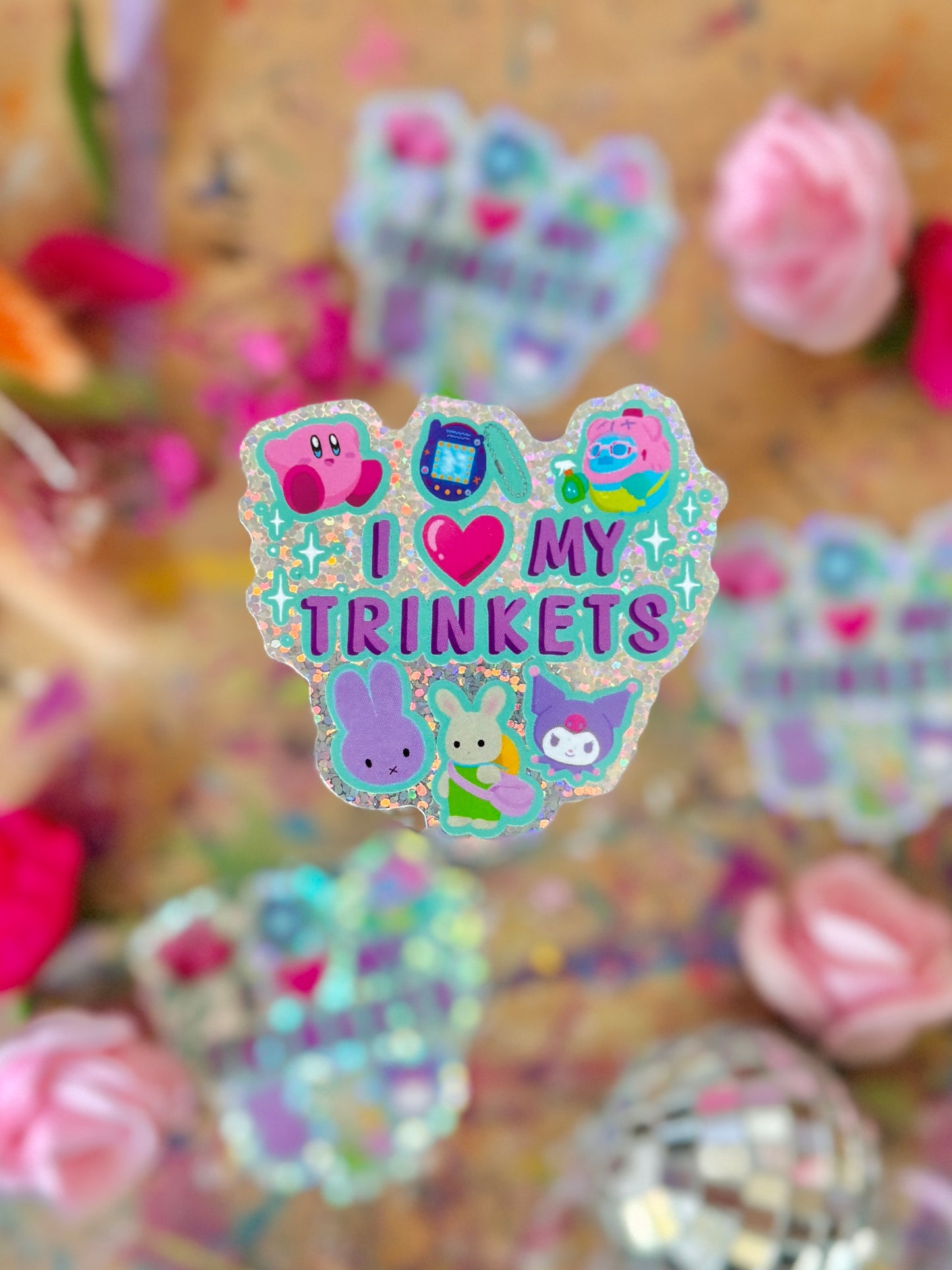 I Love My Trinkets - Holo Sticker