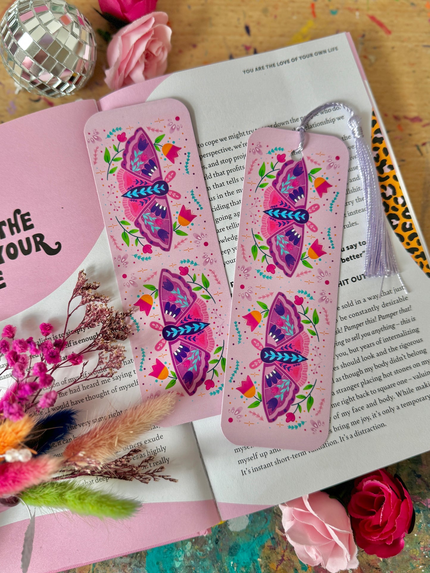 Lilac Moth - Bookmark