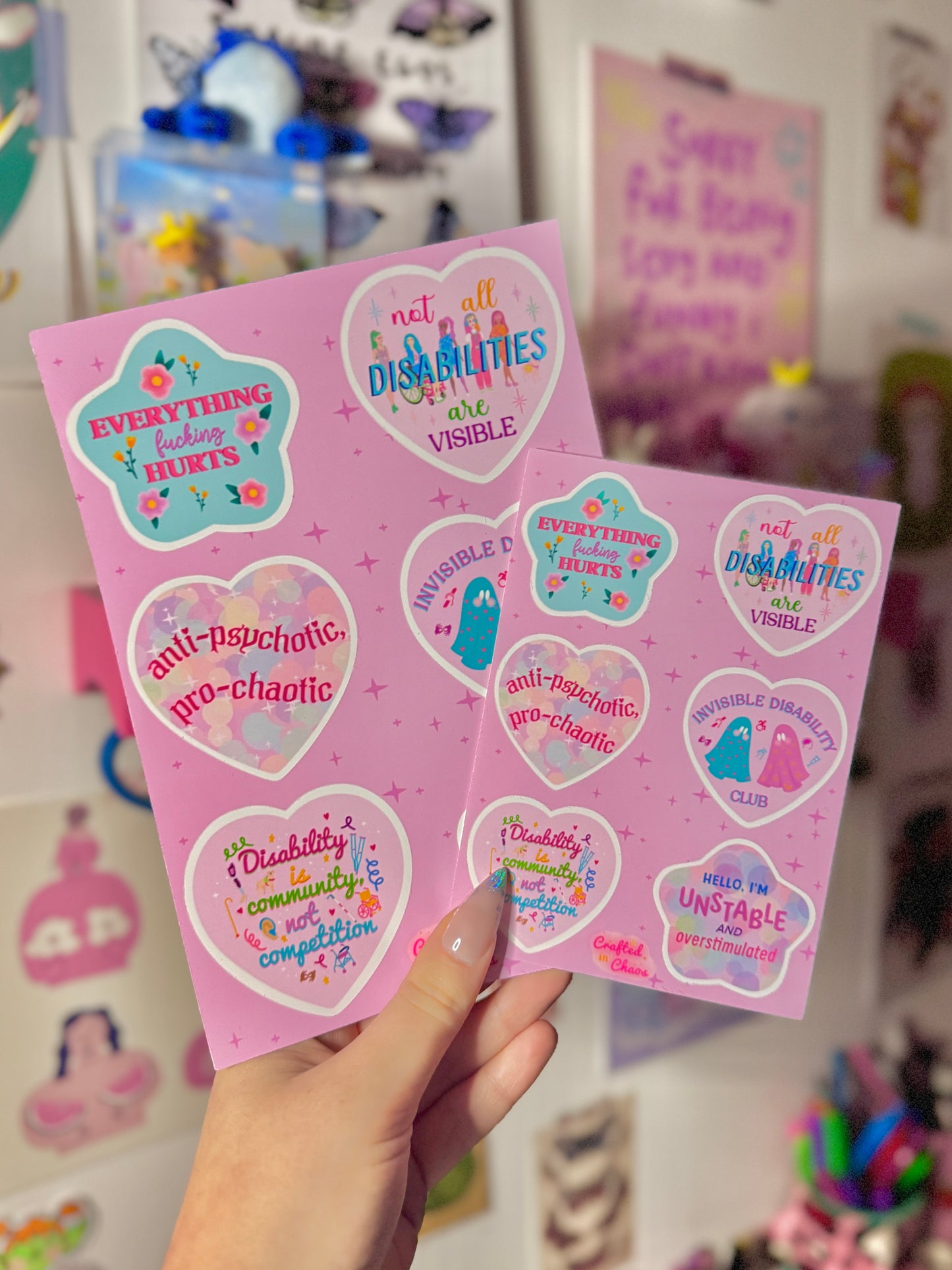Disabled Life Sticker Sheet