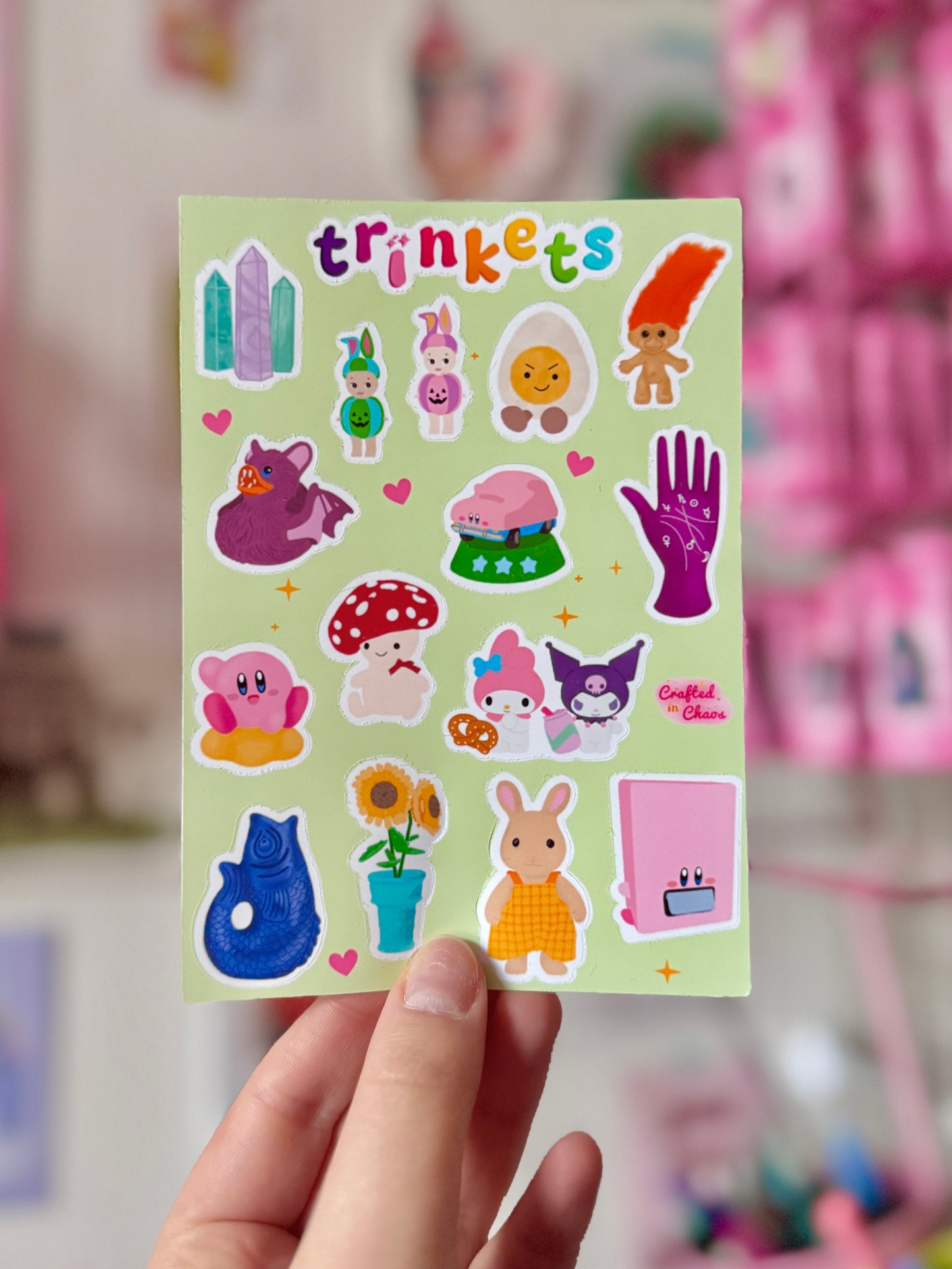 Trinkets Sticker Sheet