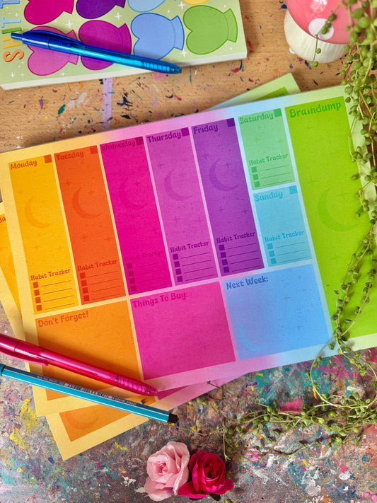 Weekly A4 Notepad