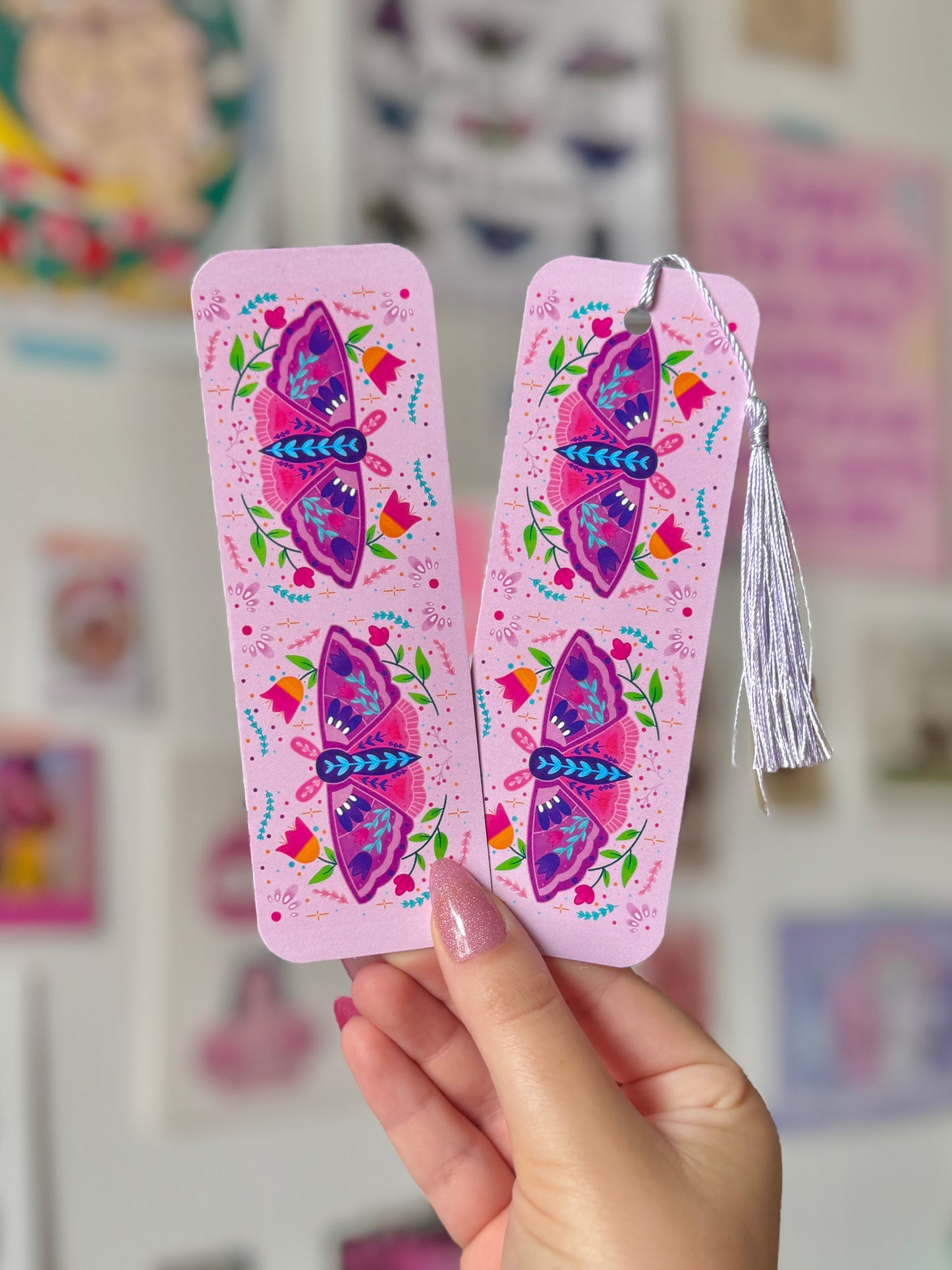 Lilac Moth - Bookmark