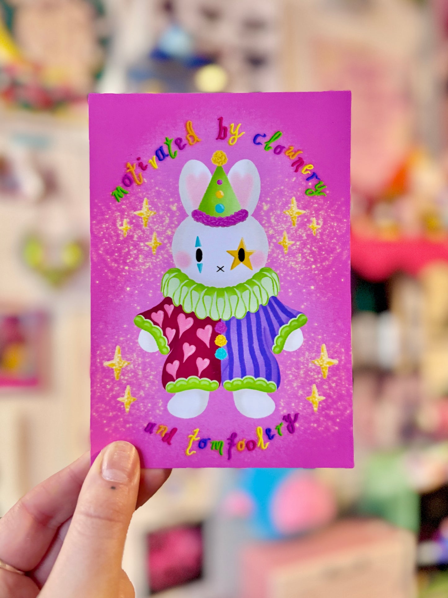 Clown Miffy - A6 Postcard