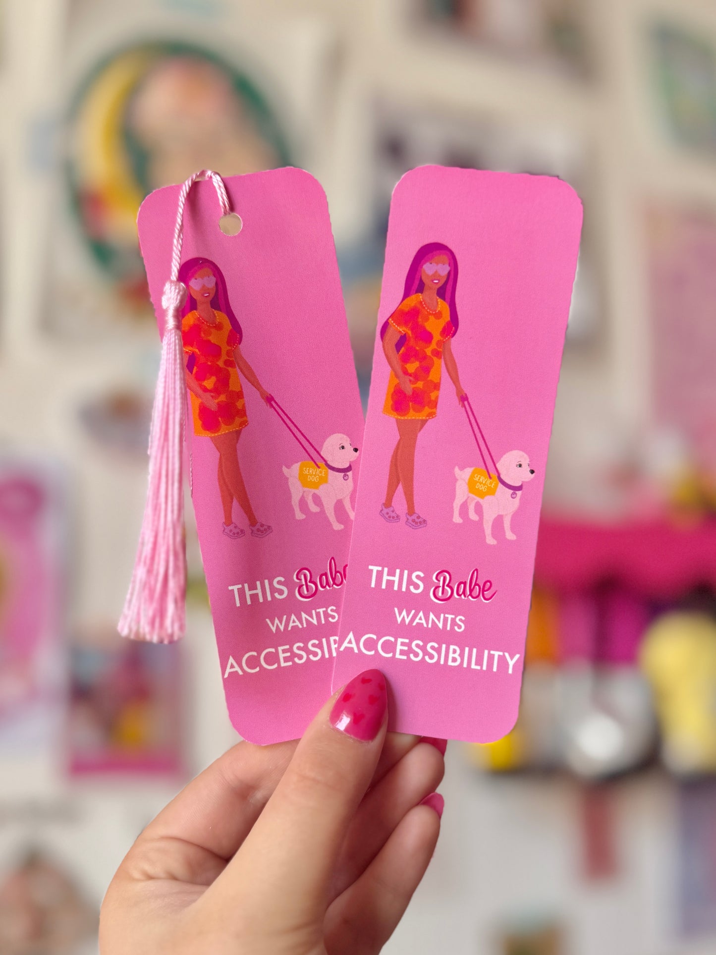 Blind Babe Bookmark