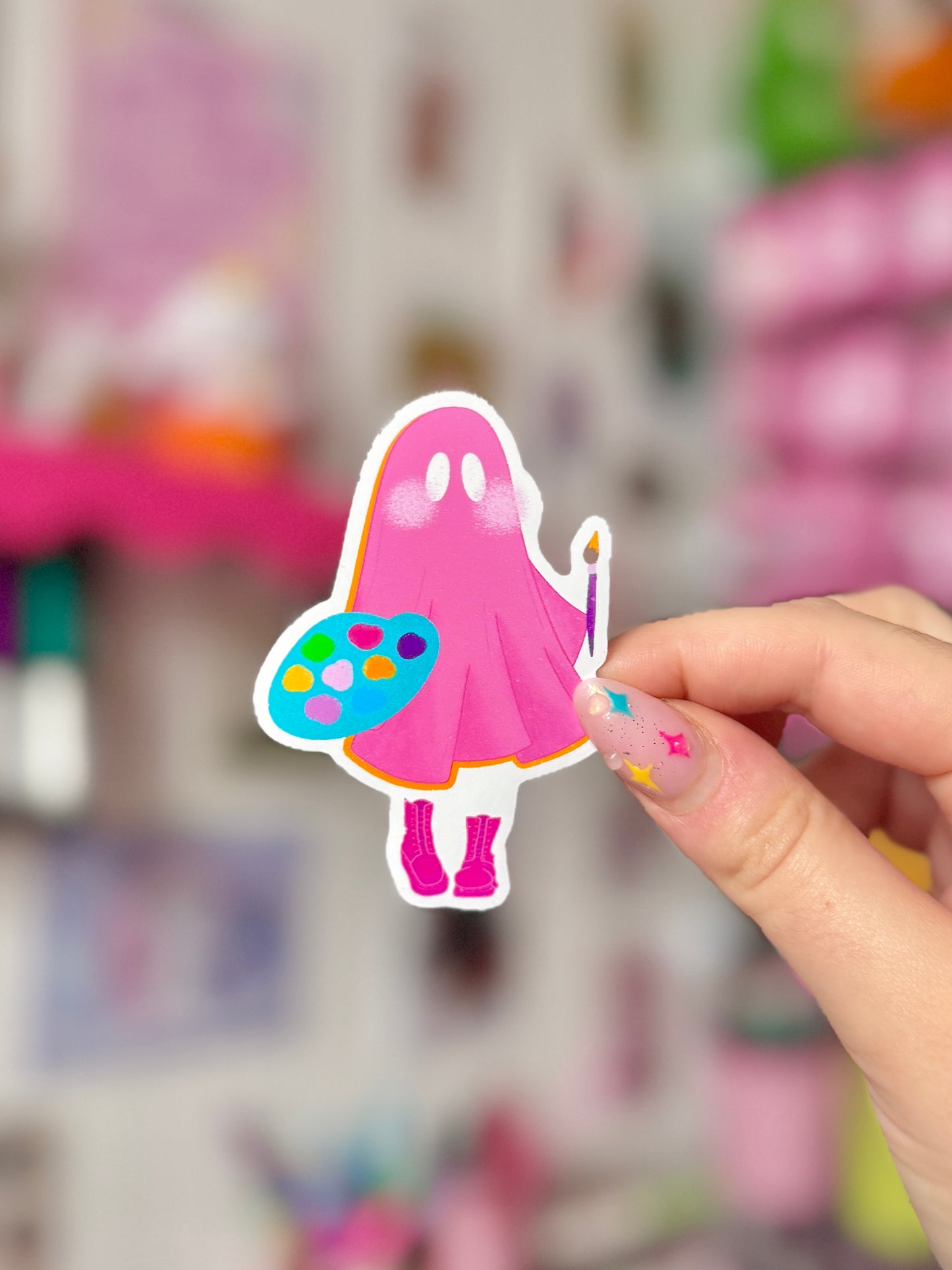 Arty Ghost - Sticker