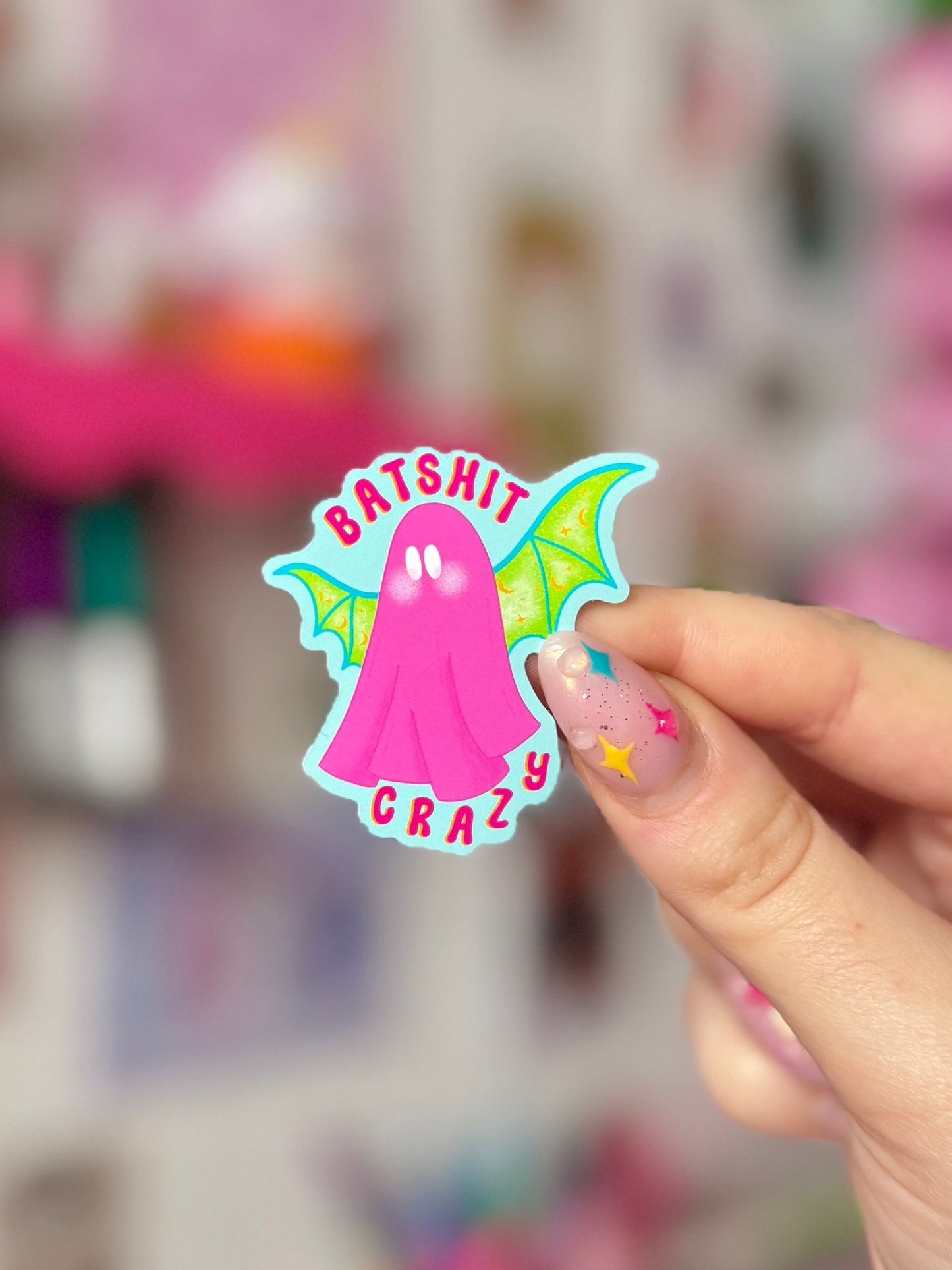 Batshit Crazy Ghost - Sticker