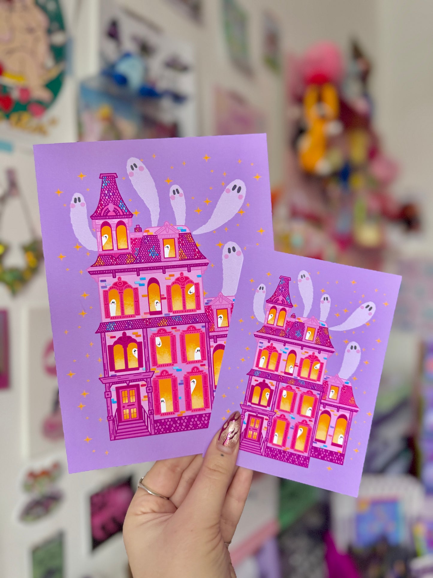Haunted House - A6 Postcard