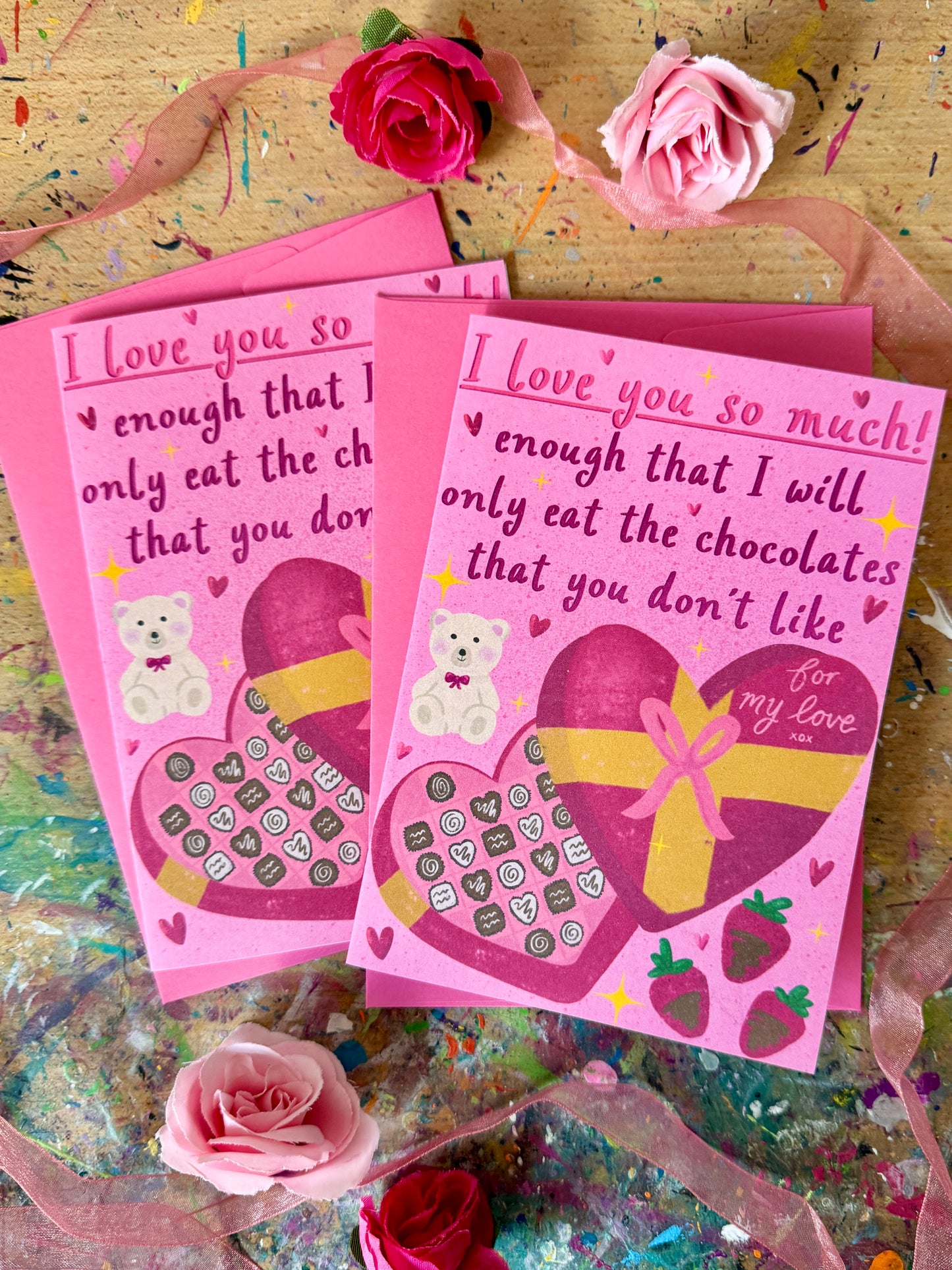 I Love You So Much That.. - Greetings Card