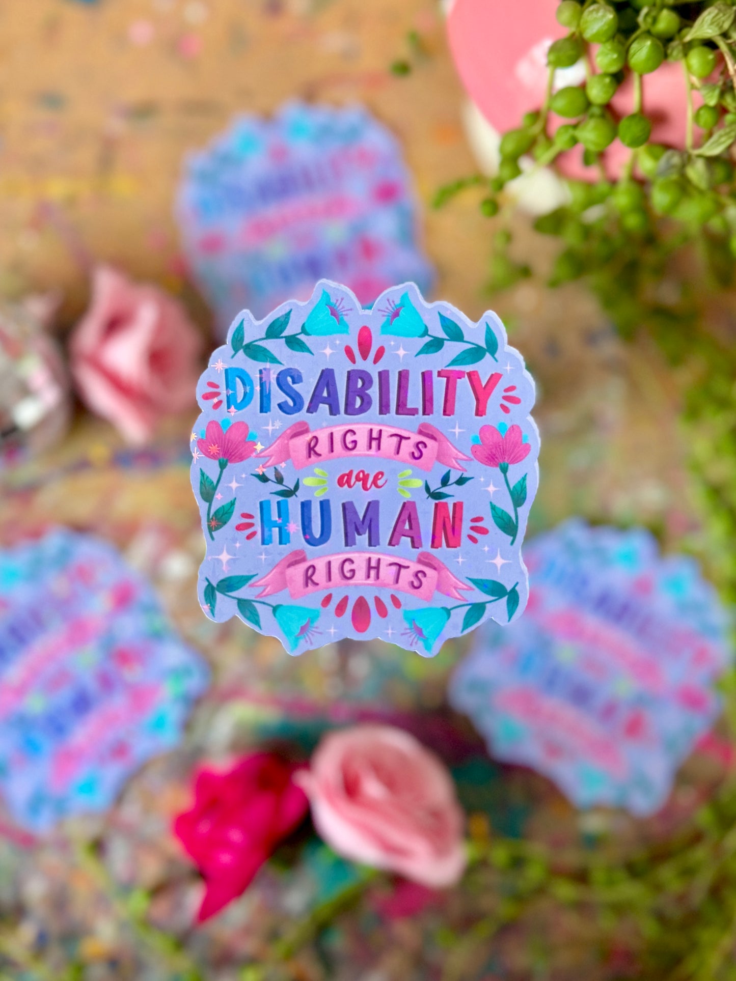 Disabled Rights are Human Rights - Sticker