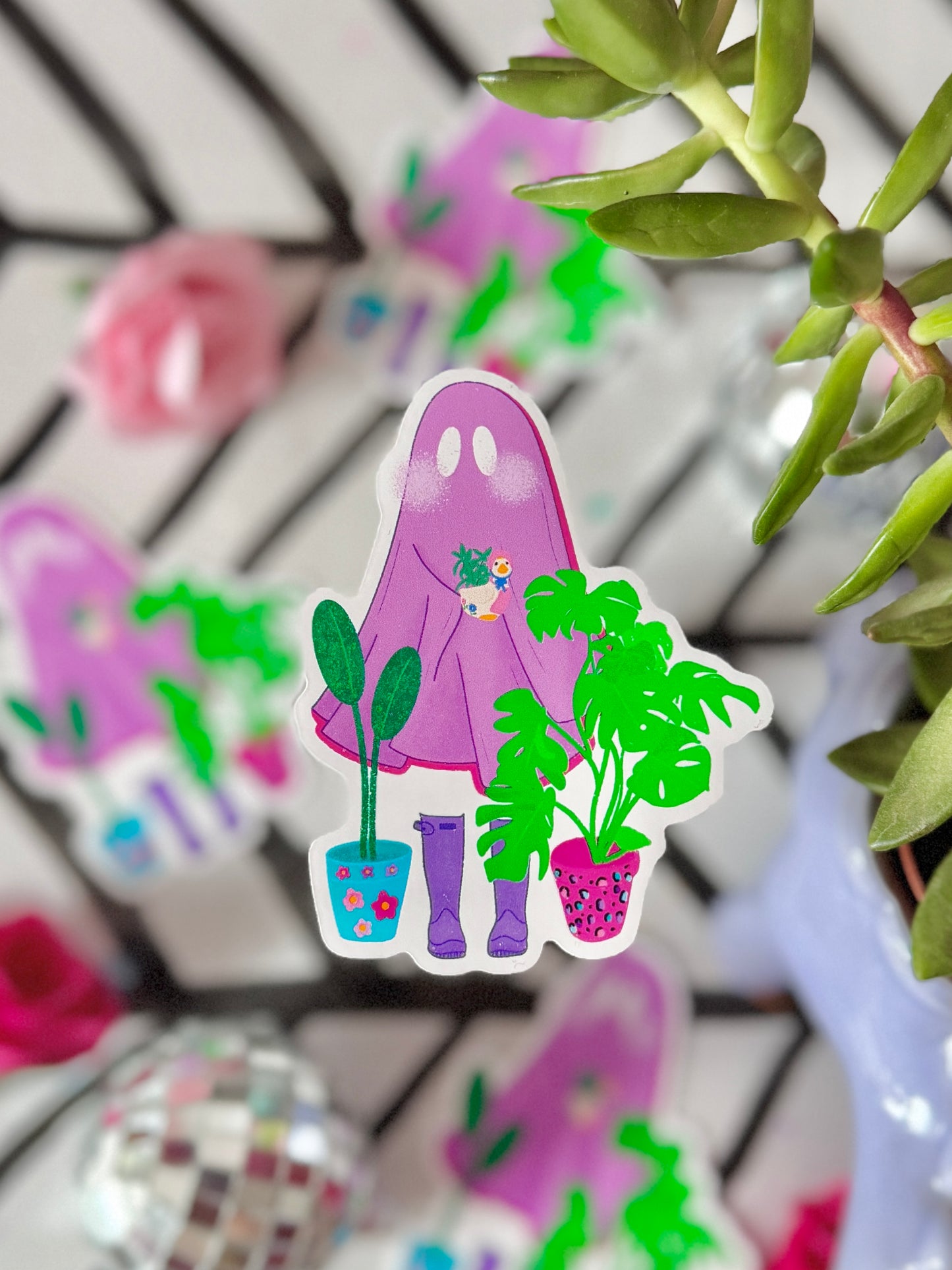House Plant Ghost - Sticker