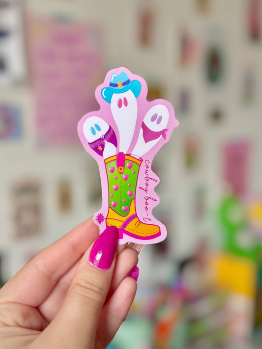 Cowboy Boo-t - Sticker