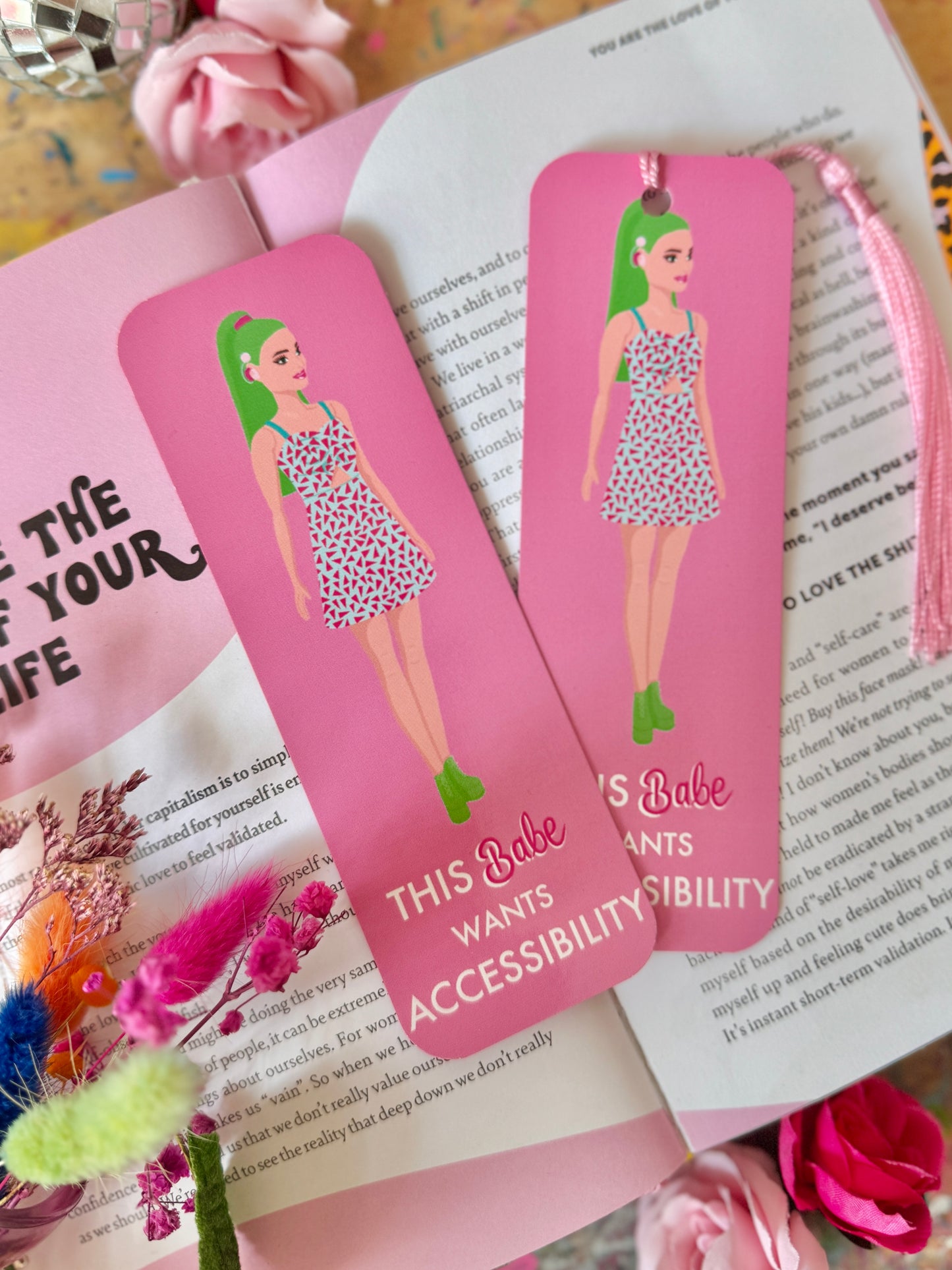 Deaf Babe Bookmark