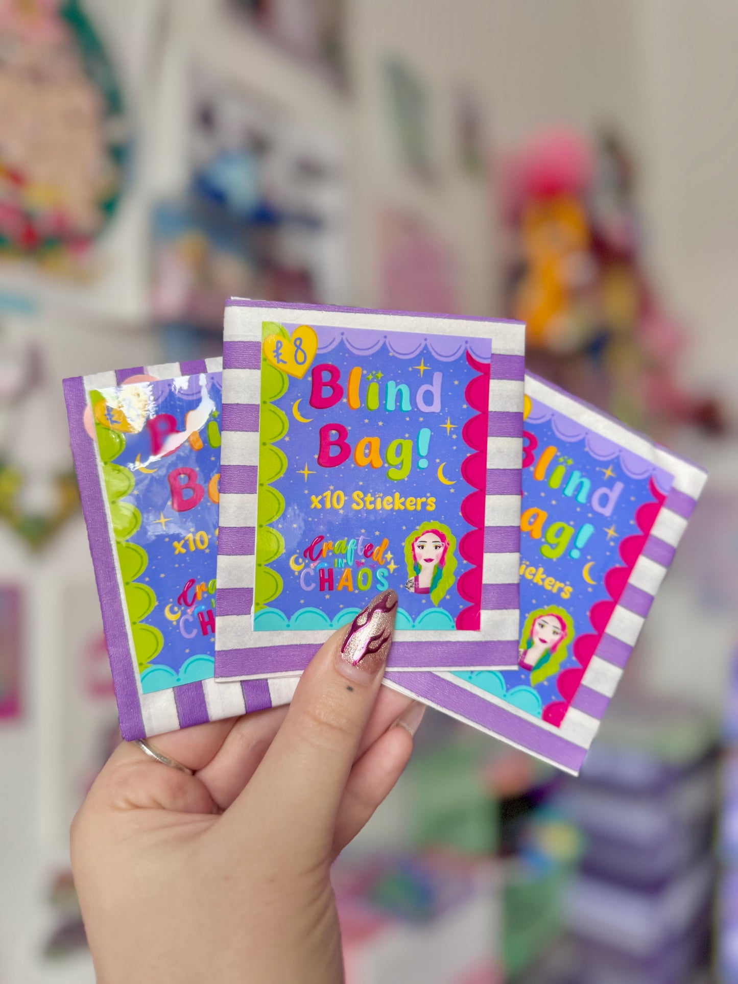 Blind Bag! x10 Stickers