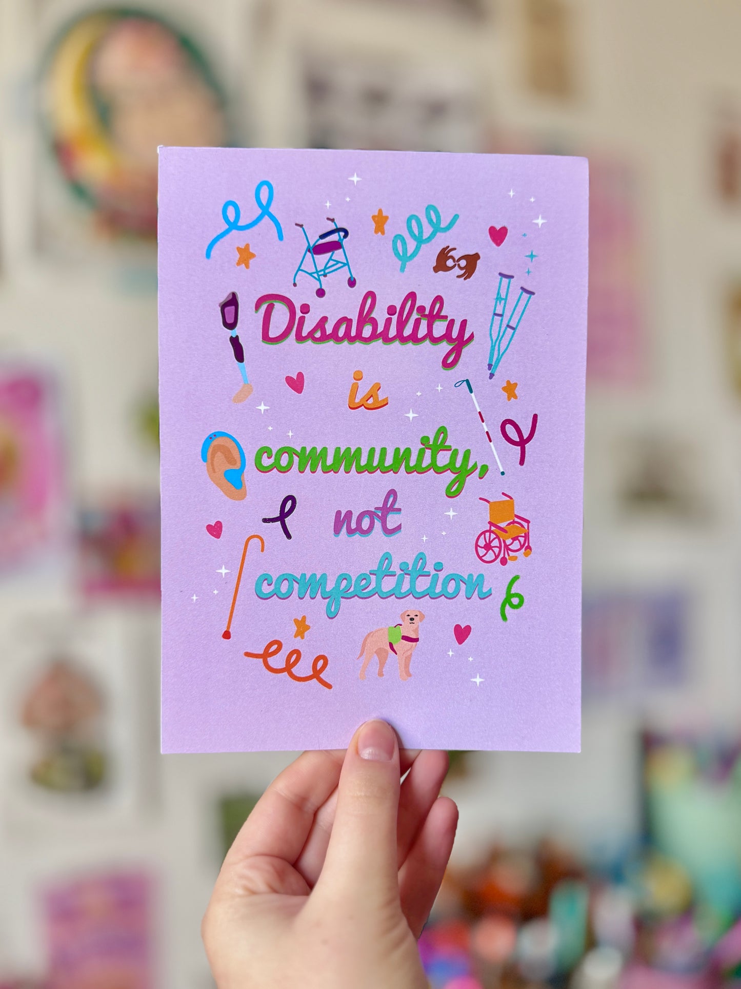 Disability is Community, Not Competition Print
