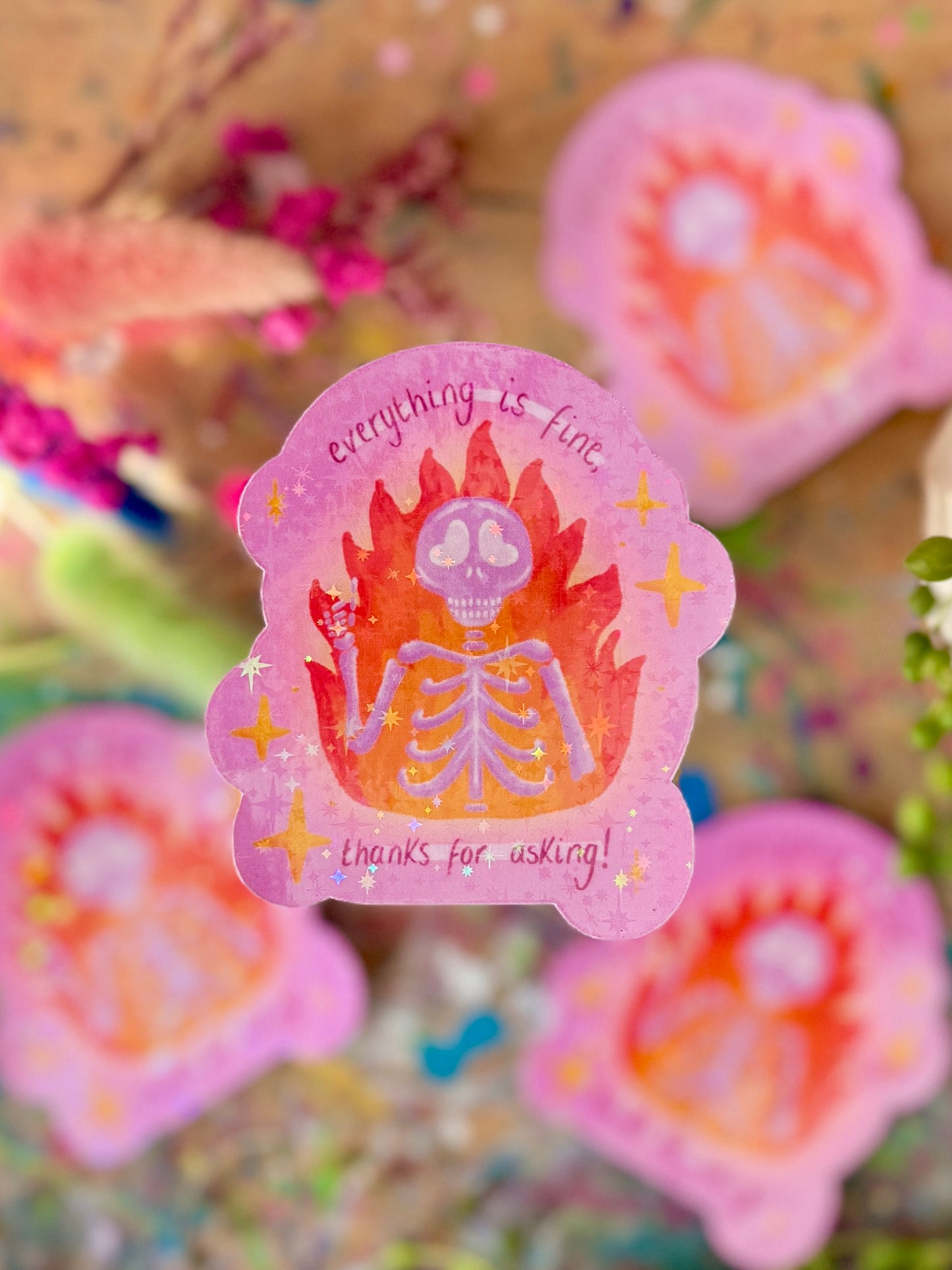 Everything is Fine, Thanks - Sticker