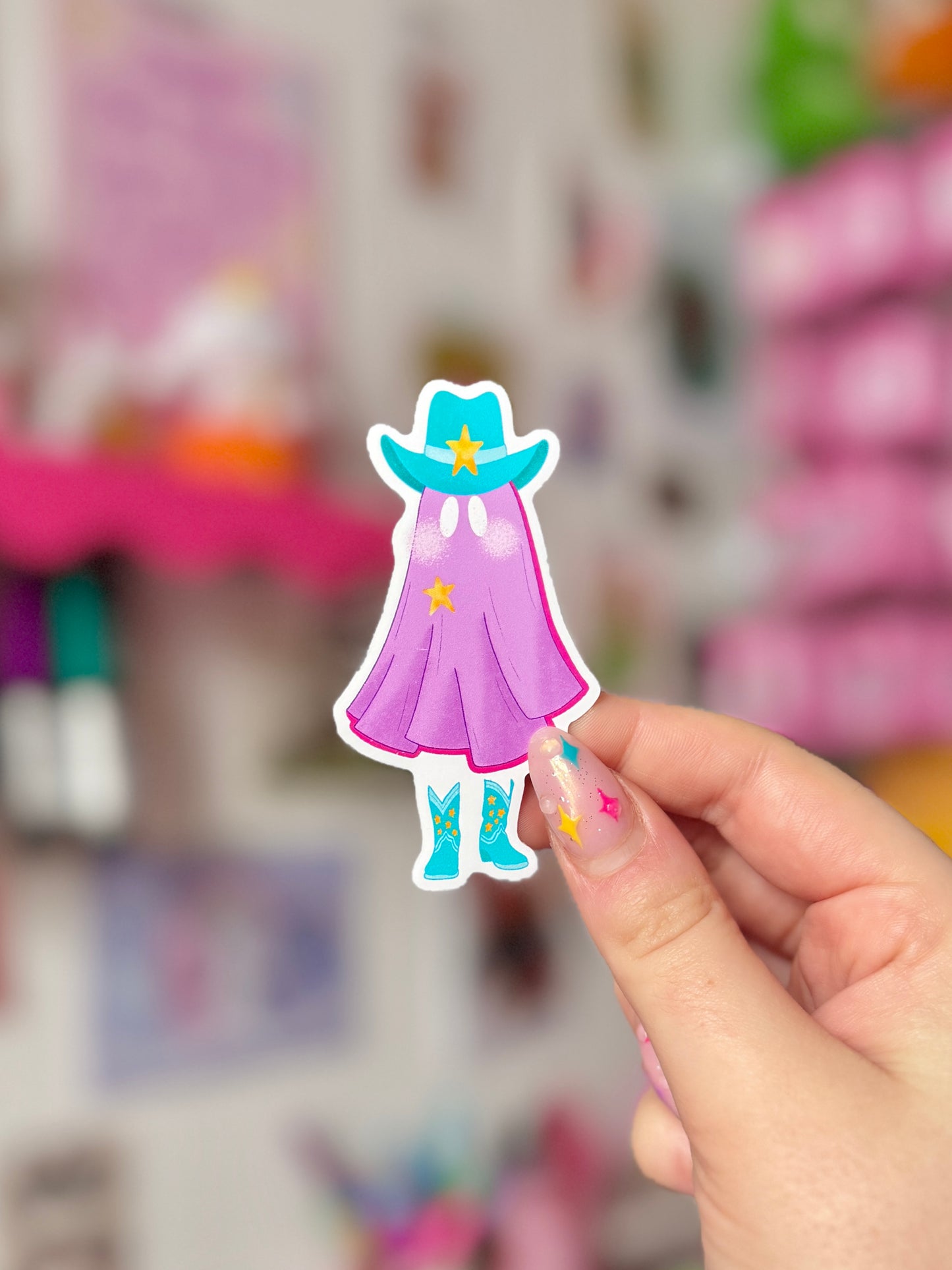 Cowboy Ghost - Sticker