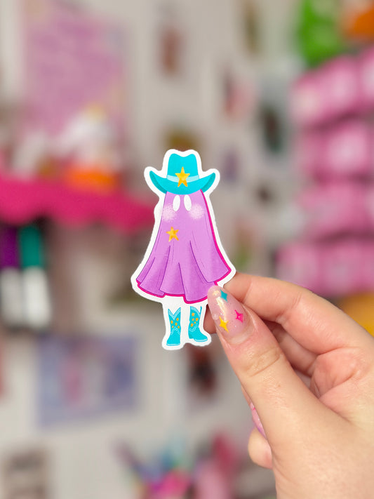 Cowboy Ghost - Sticker