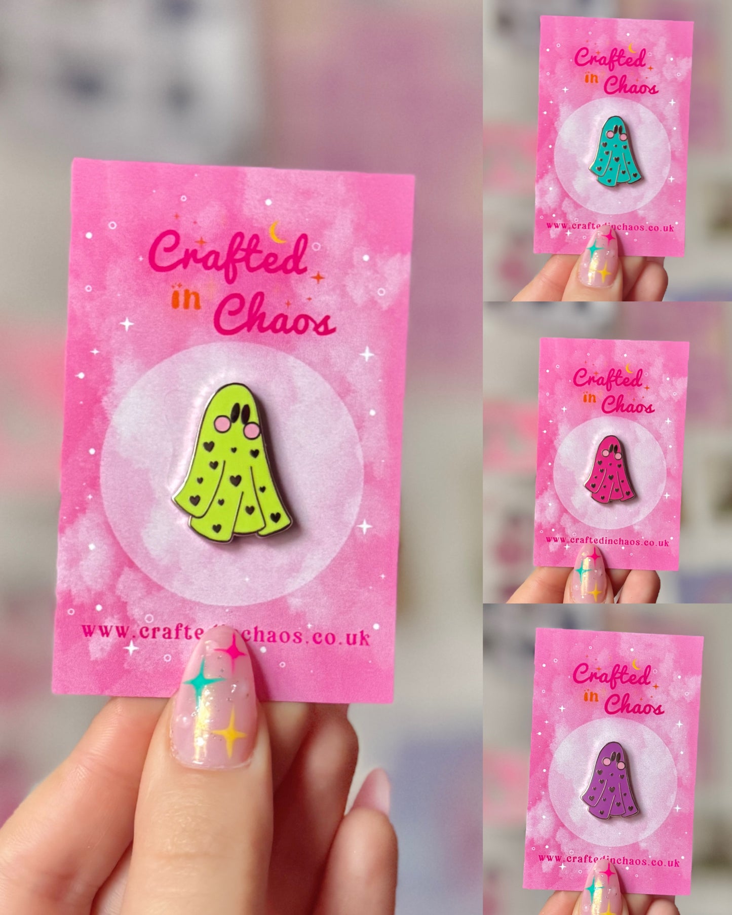 Blind Bag! x1 Ghostie Enamel Pin