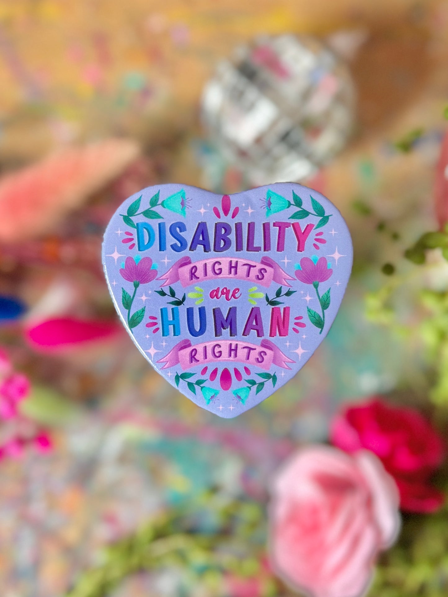 Disability Rights are Human Rights - Badge