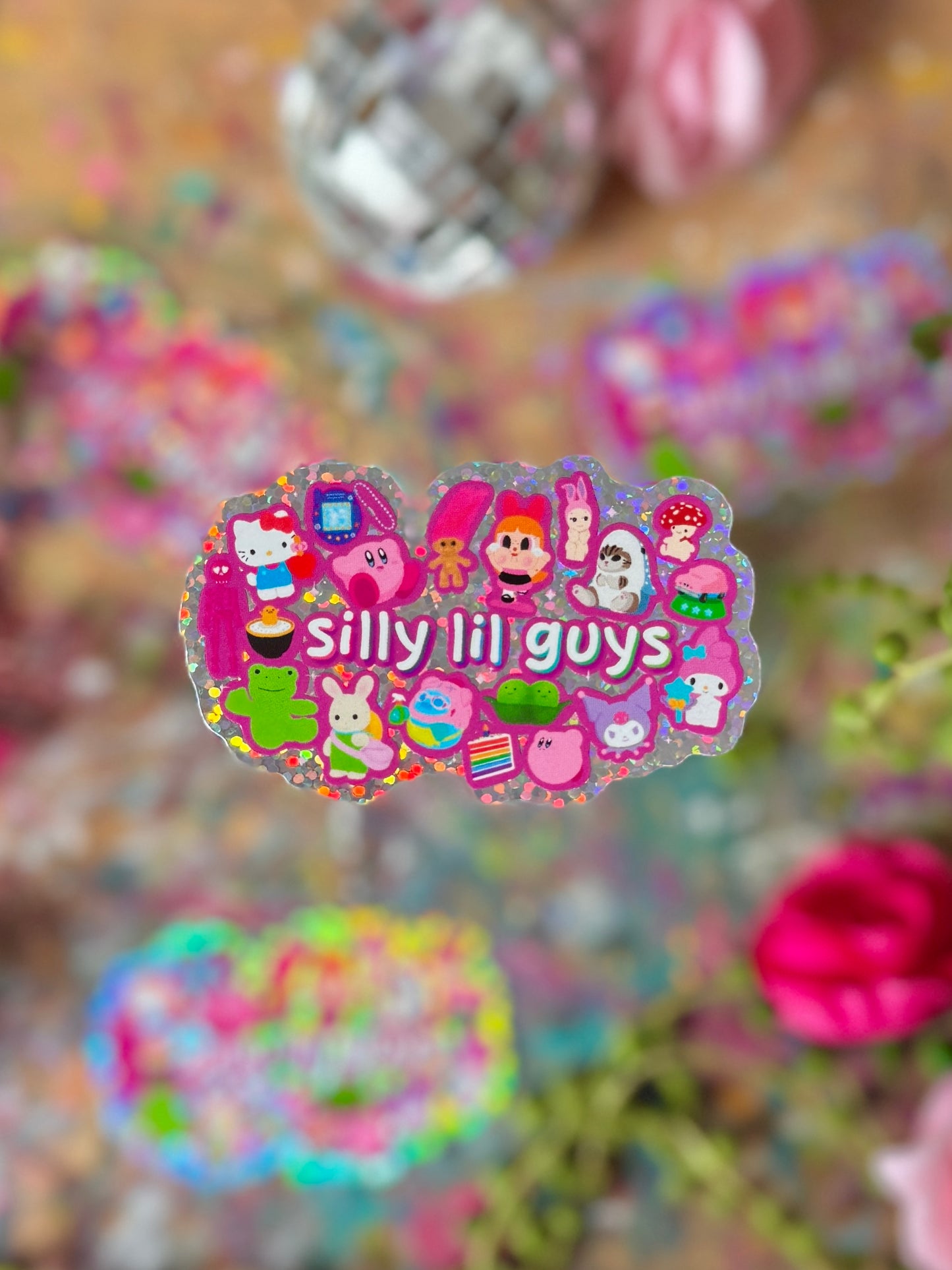 Silly Lil Guys - Holo Sticker