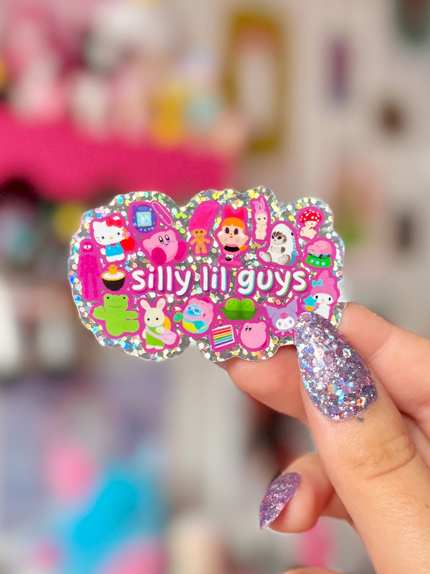 Silly Lil Guys - Holo Sticker