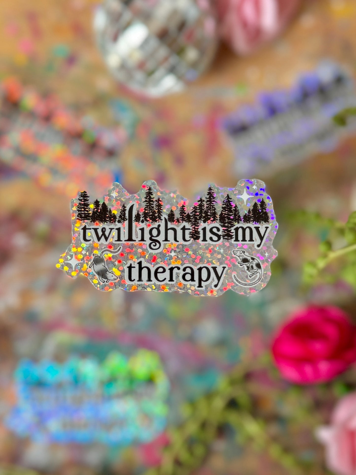 Twilight is my Therapy - Holo Sticker
