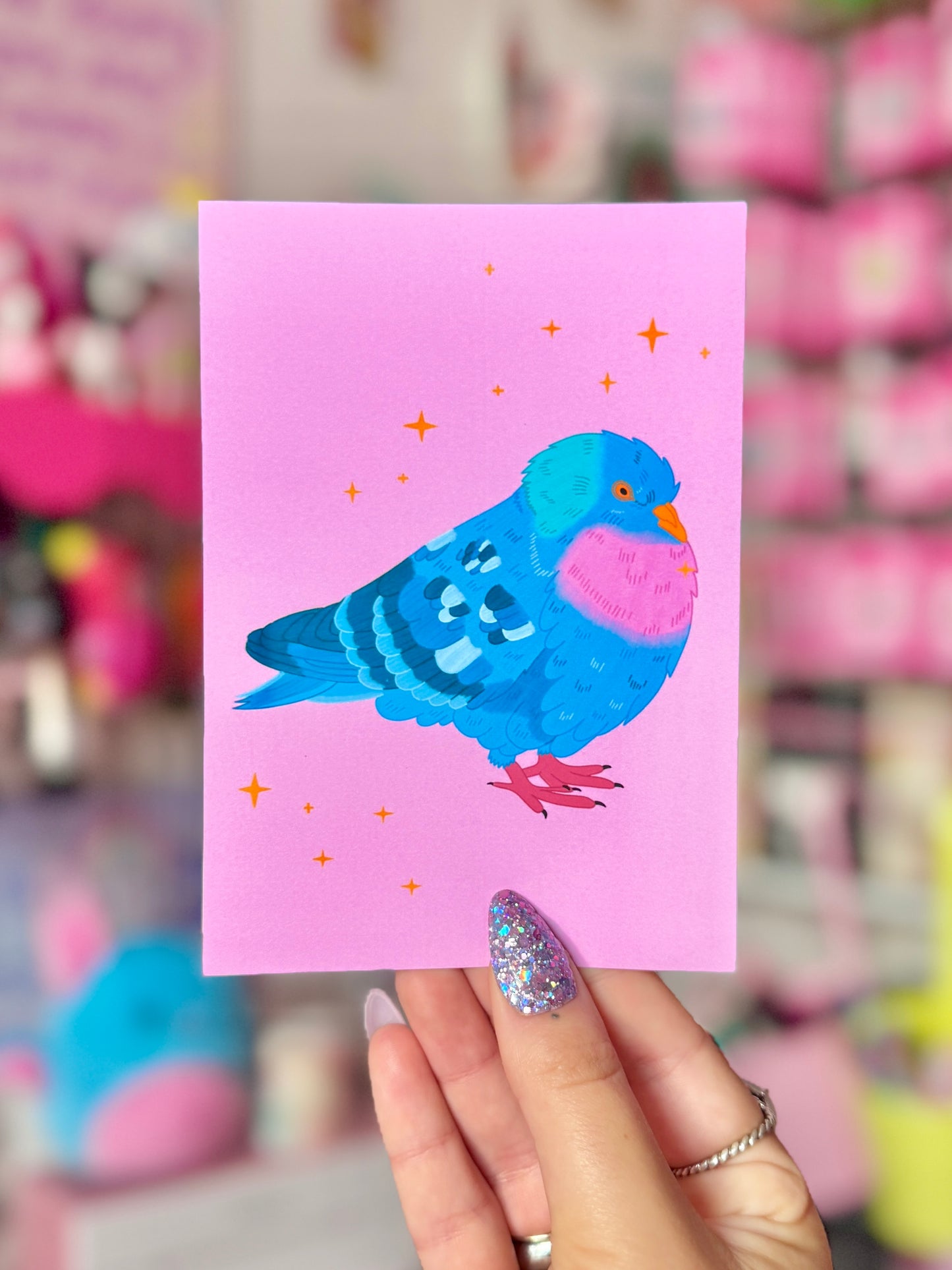 Fancy Pigeon - A6 Postcard