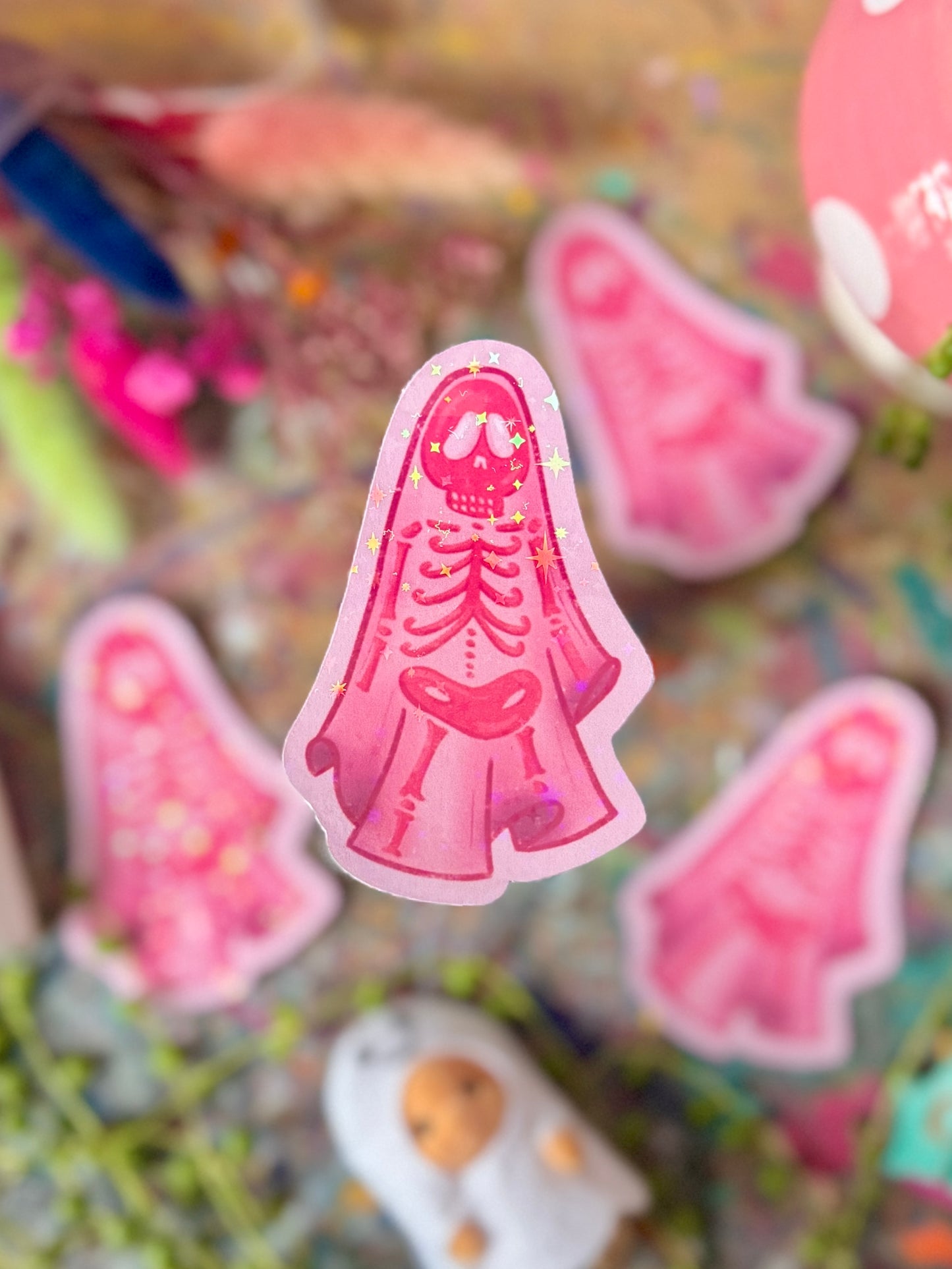 Ghost Skeleton - Sticker