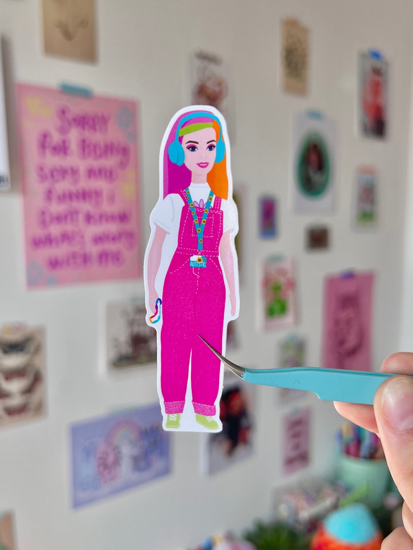 Autistic Babe - Sticker