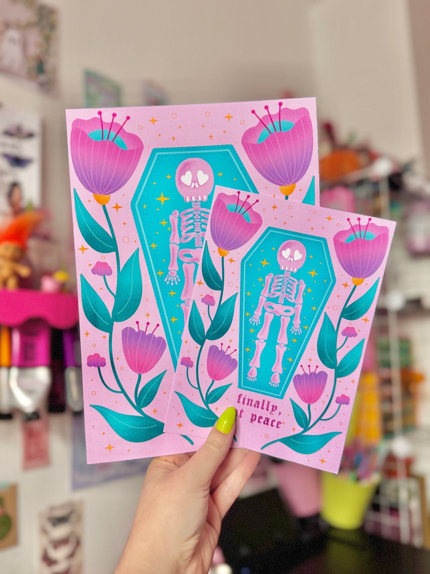 Finally, At Peace Print