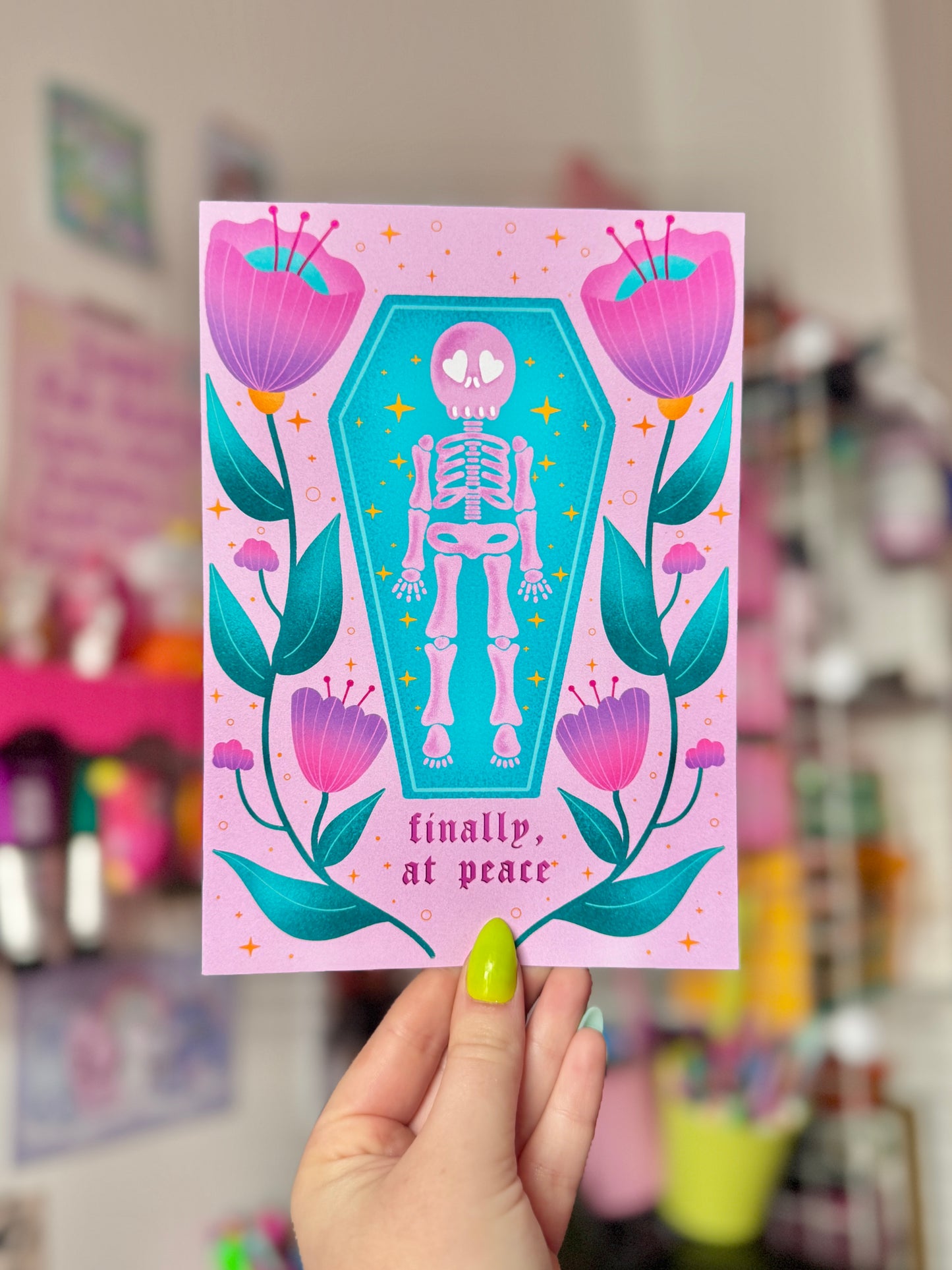 Finally, At Peace Print