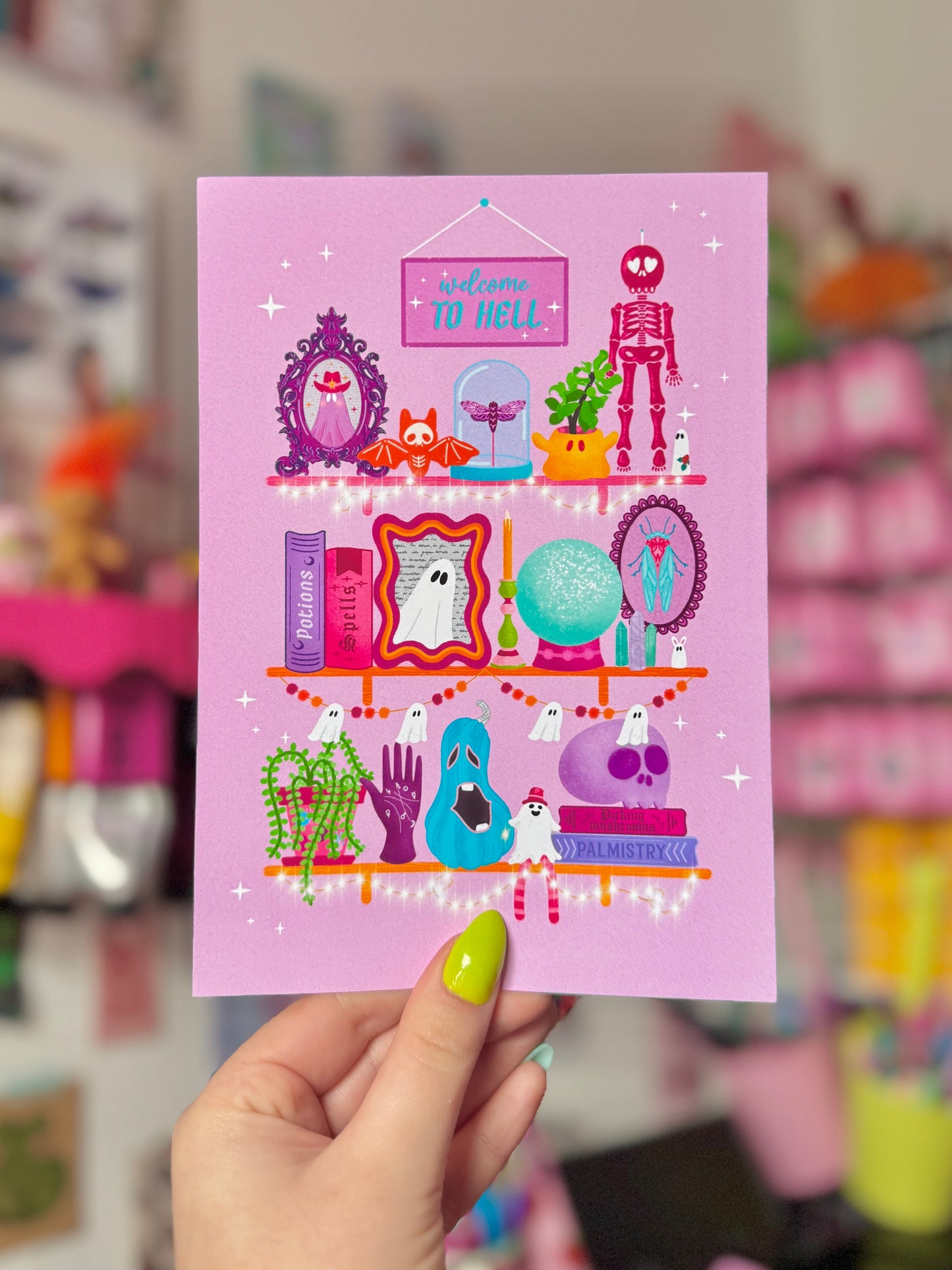 Witchy Shelves Print