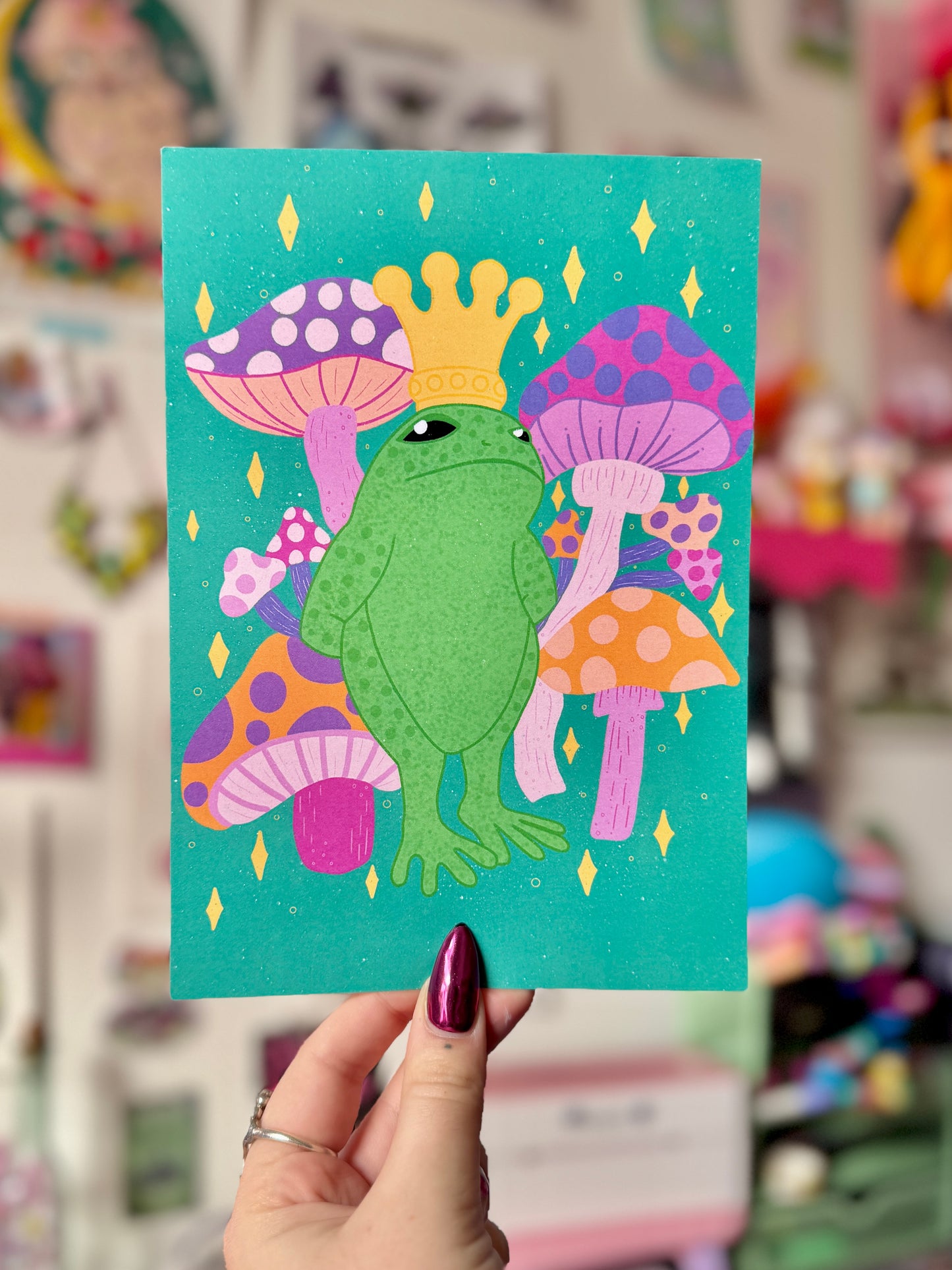SECONDS - Frog King - A5 Print