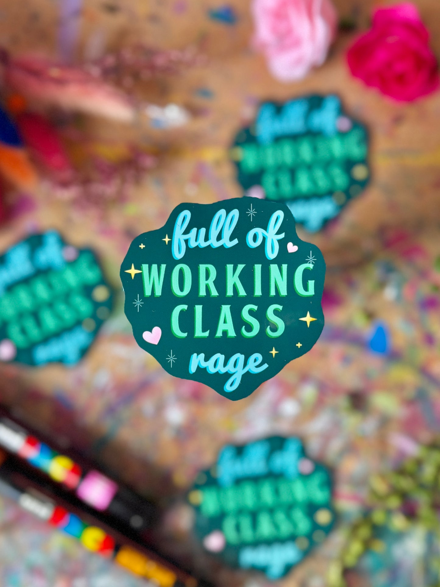 Working Class Rage - Sticker