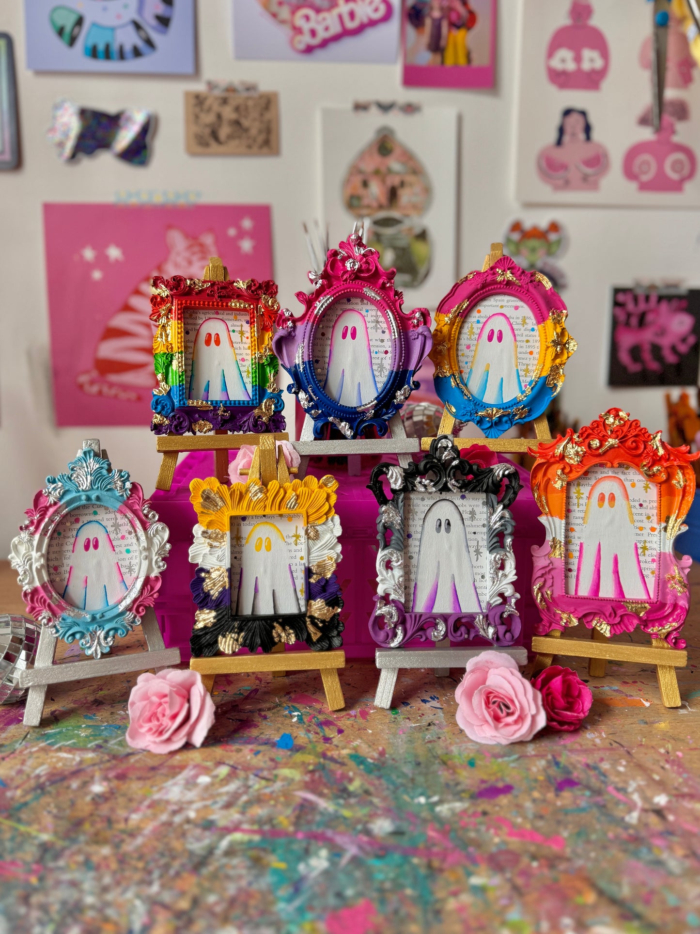Custom Pride Flag Ghost Frame (Made to Order)