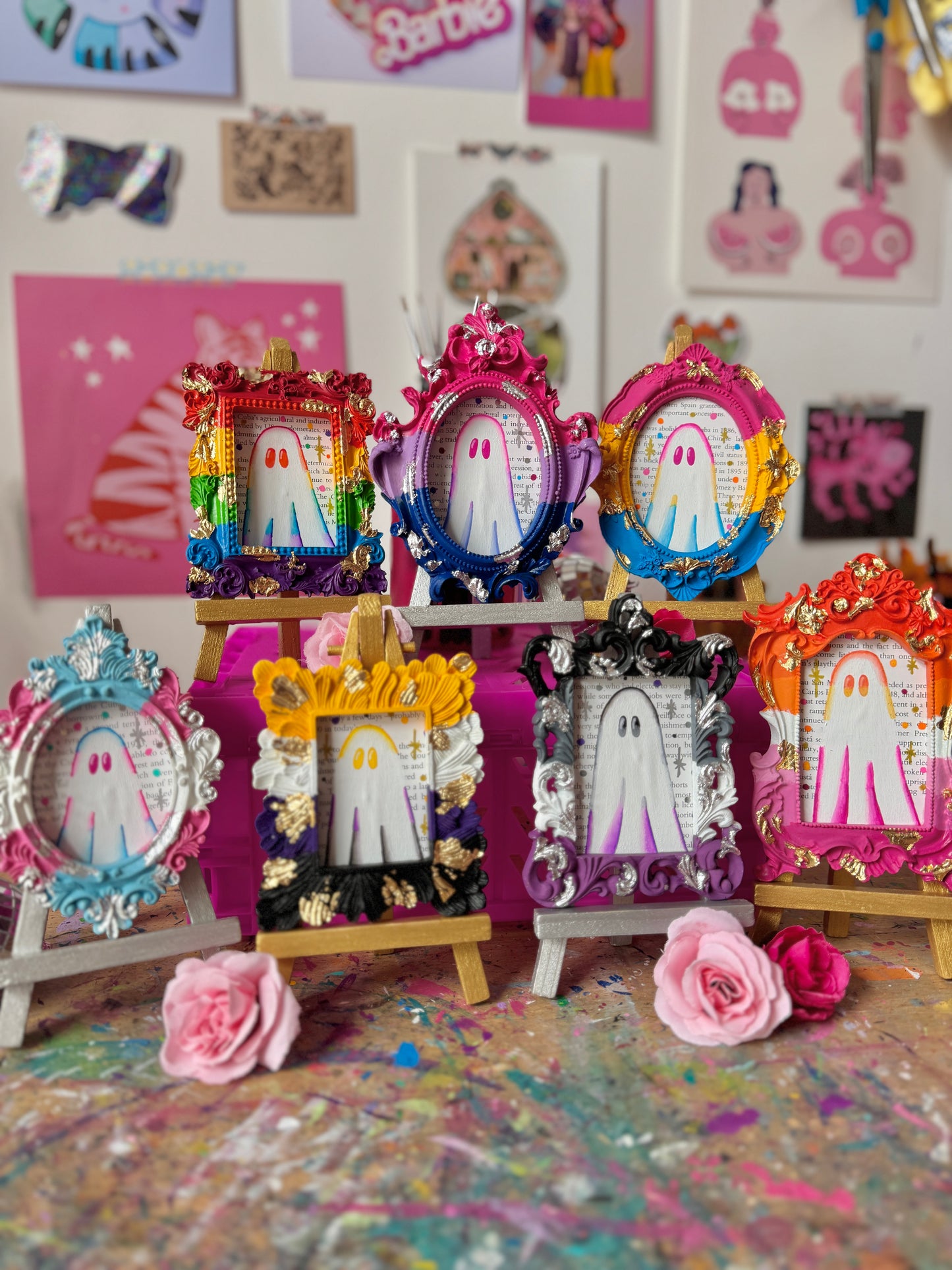 Custom Pride Flag Ghost Frame (Made to Order)