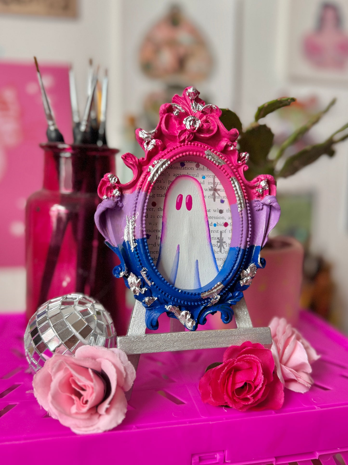 Bisexual Pride Flag Ghost Frame (Made to Order)