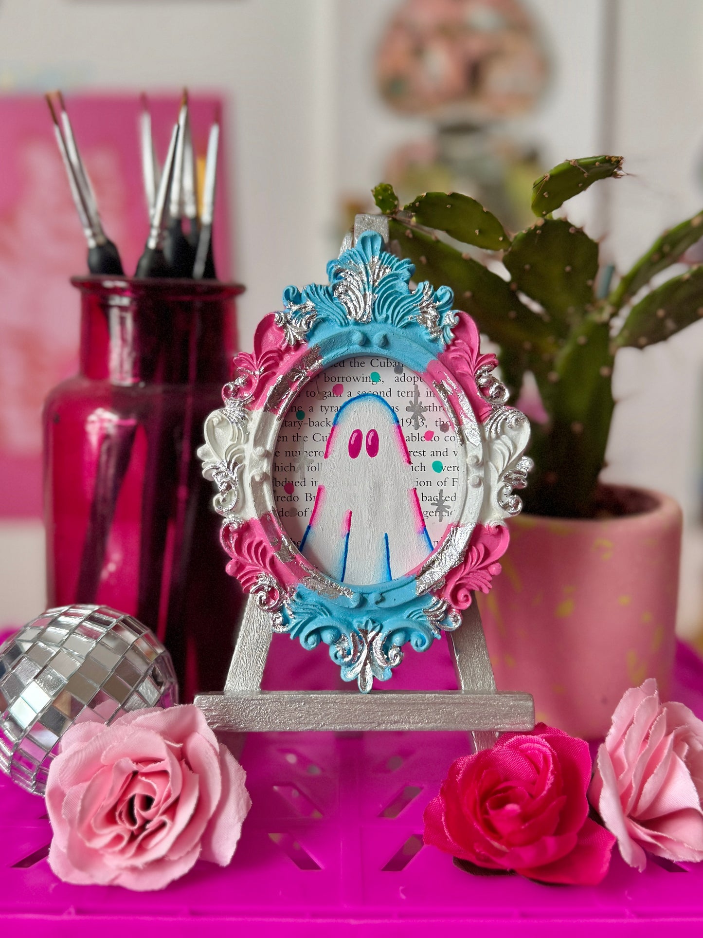 Transgender Pride Flag Ghost Frame (Made to Order)
